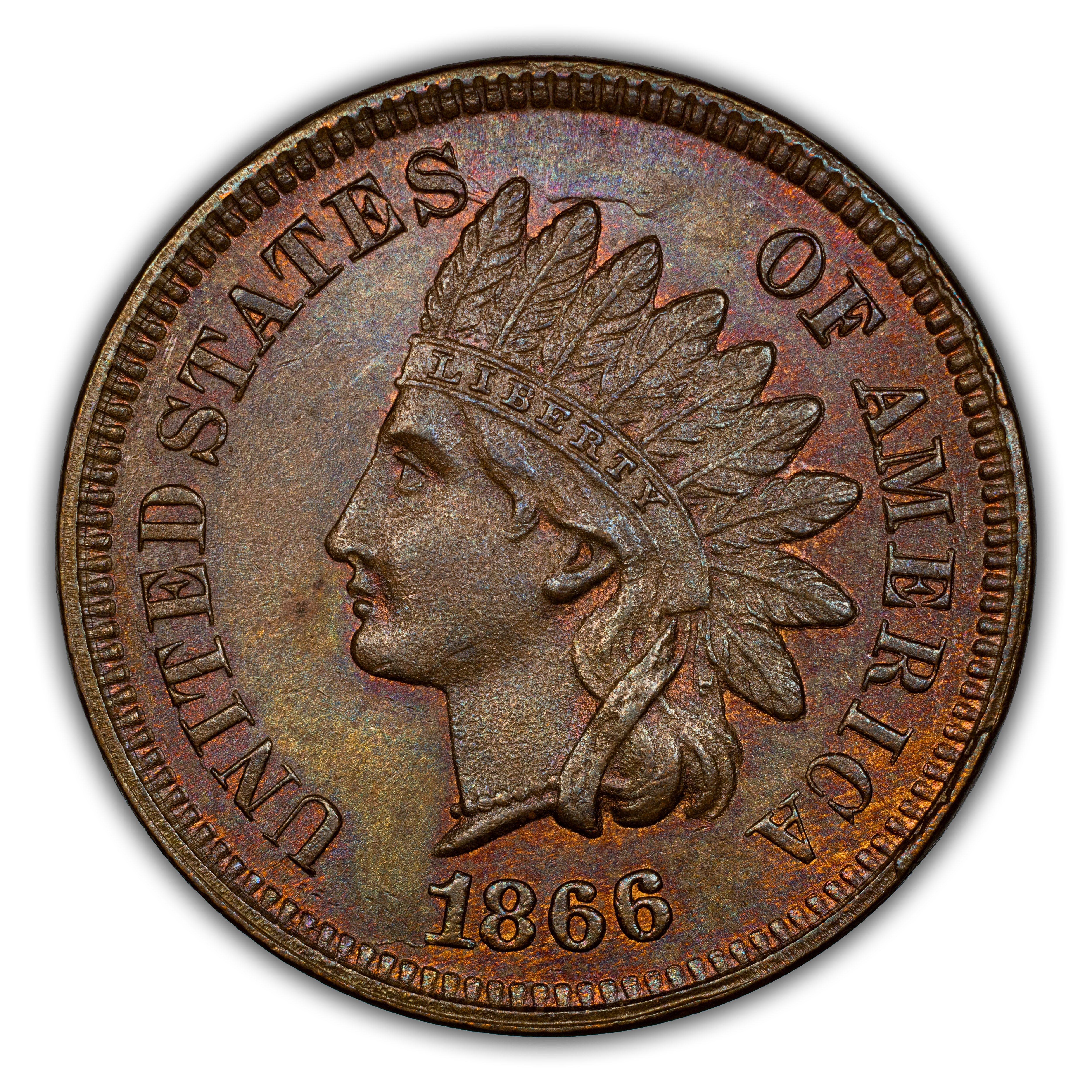 1866 1c MS BN