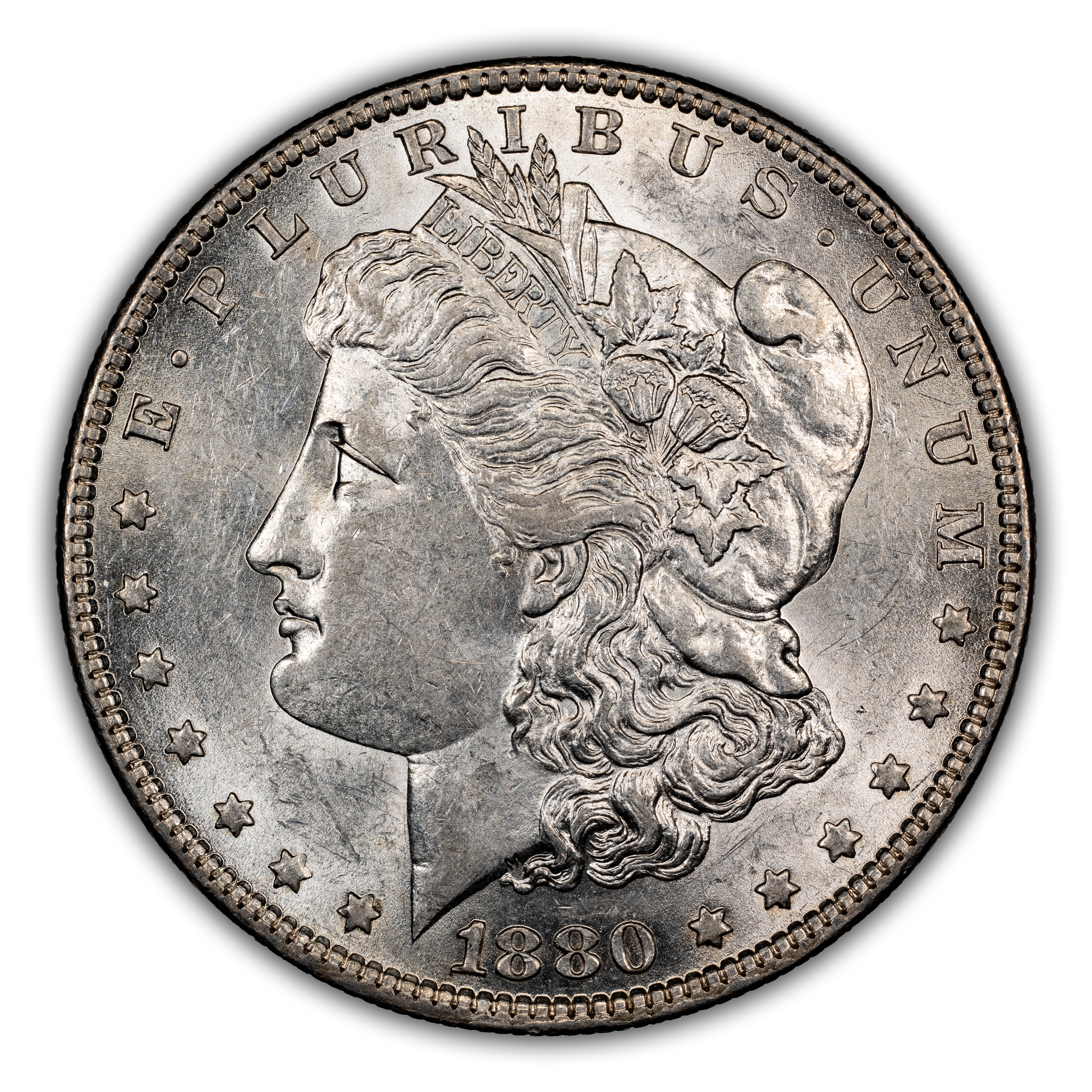 1880-O $1 Doubled 880, VAM-65 MS