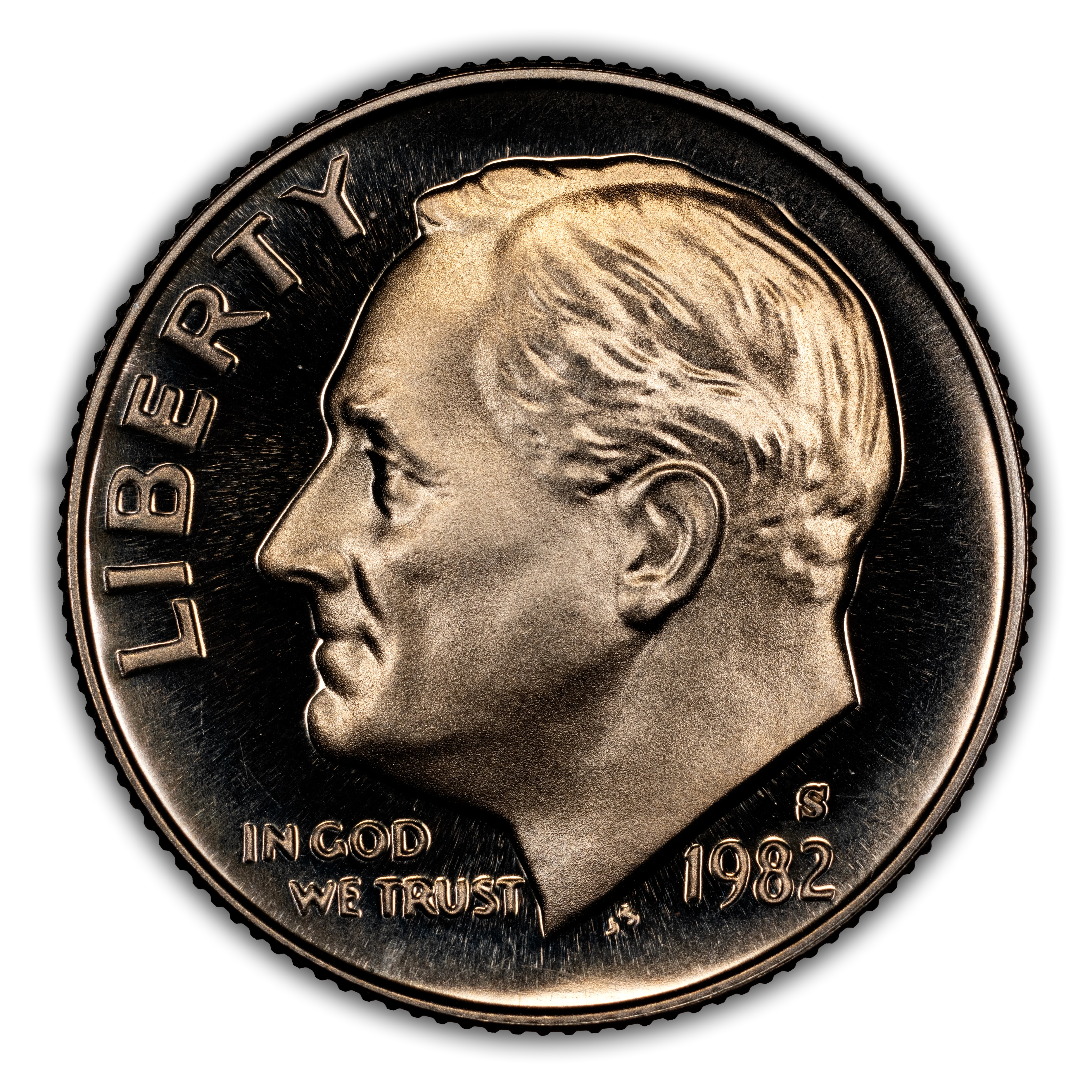 1982 Roosevelt Dime, Proof Values & Prices | Greysheet