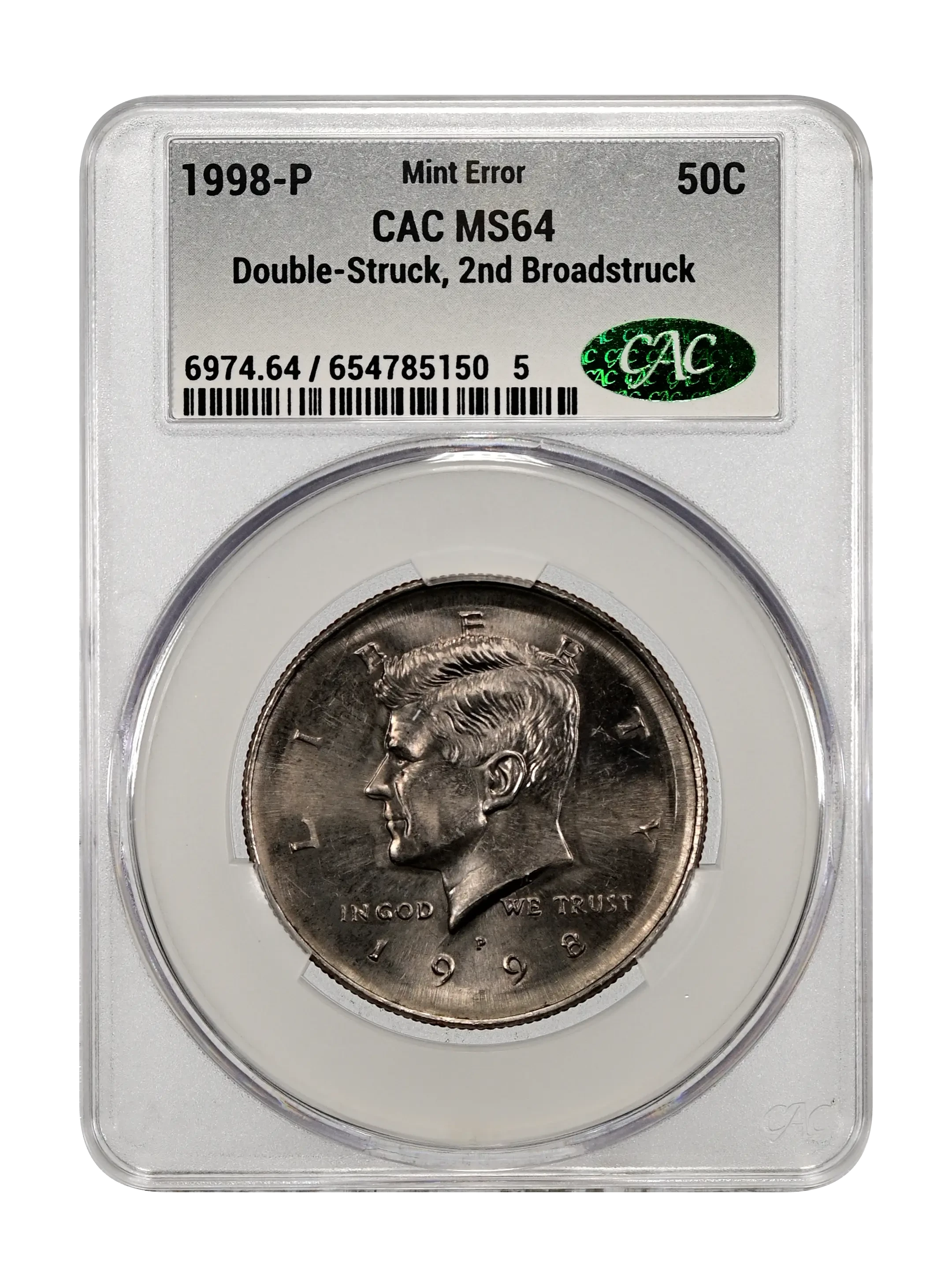 1998 Kennedy Half Values & Prices | Greysheet
