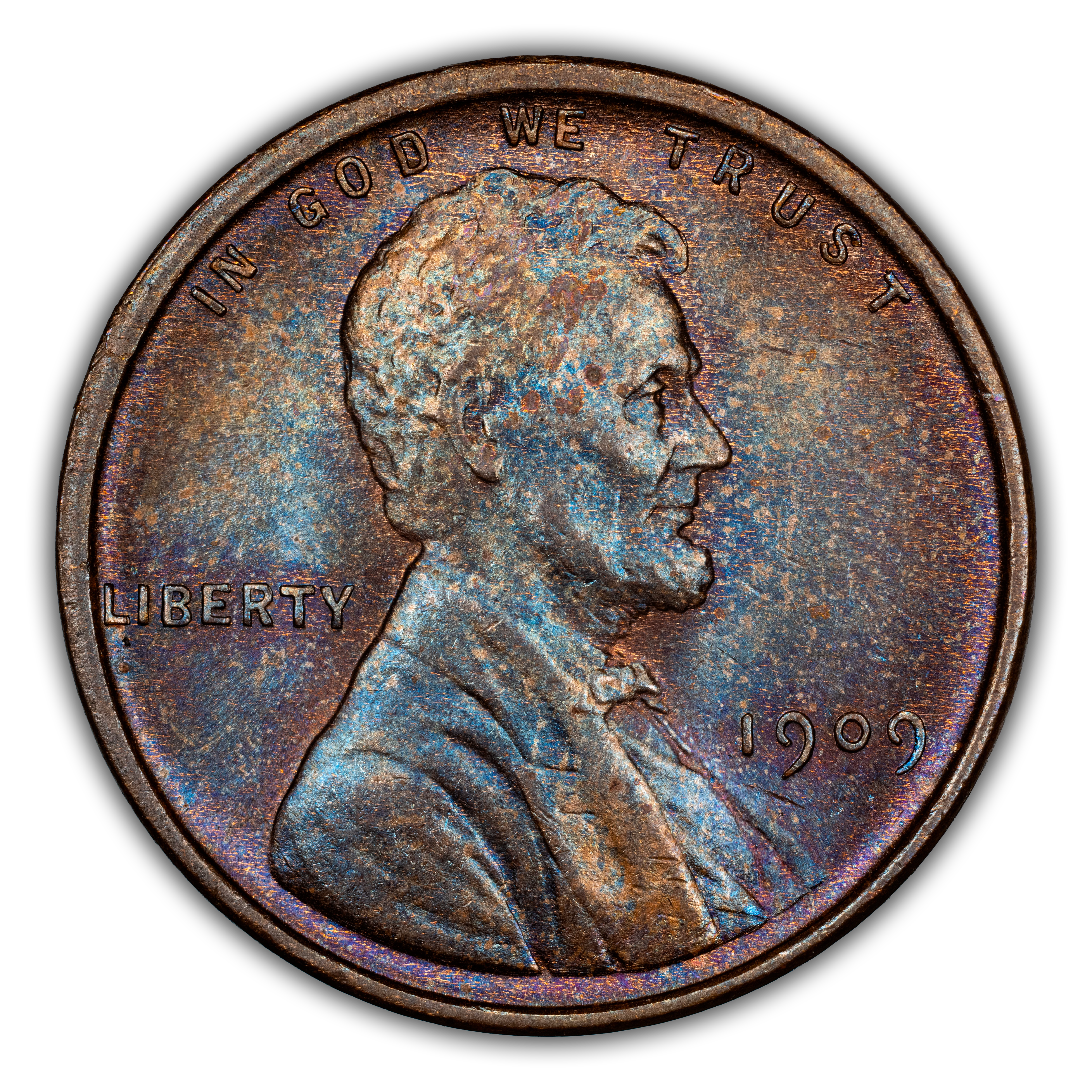 1909 1c Lincoln MS BN