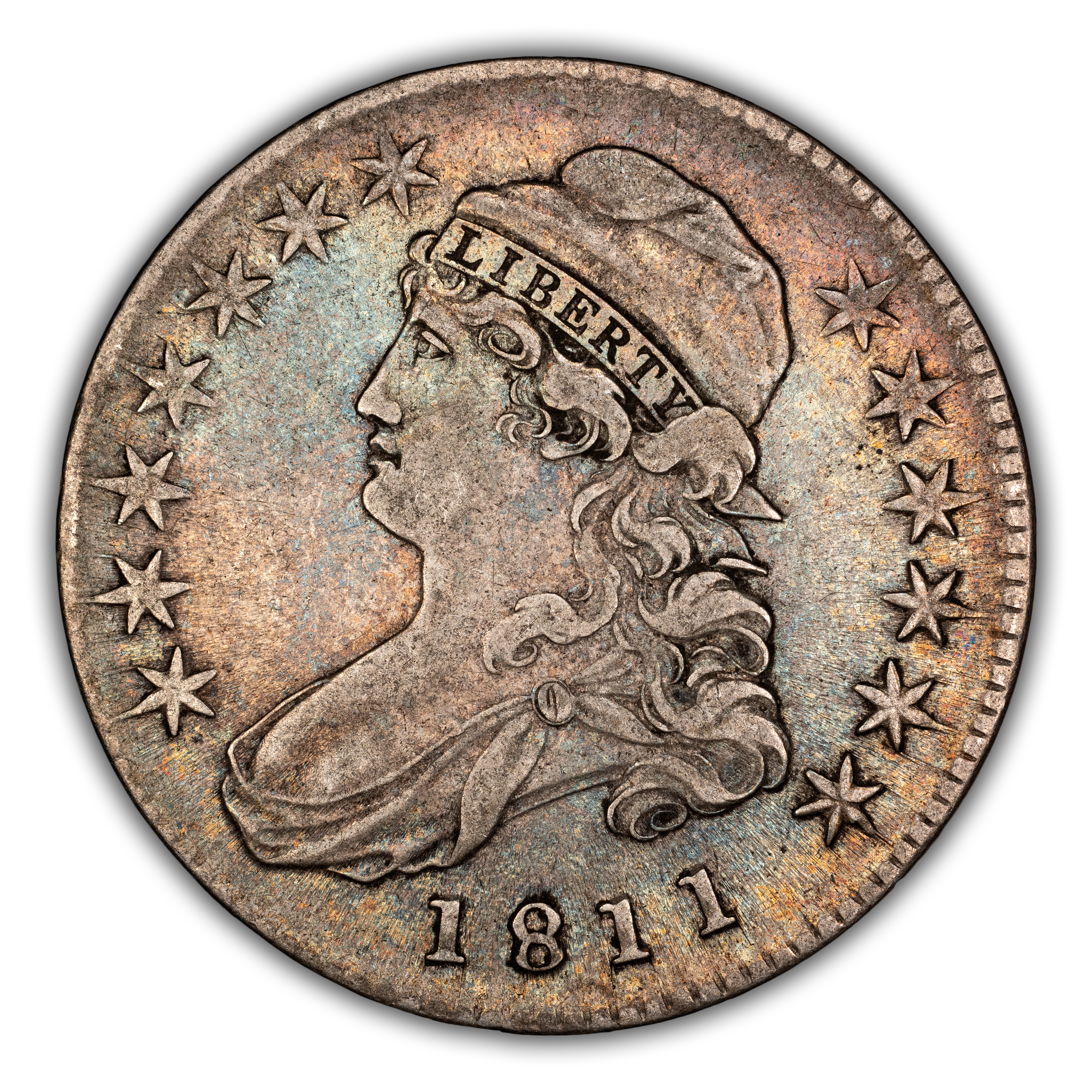 1811 50c Small 8, O-108 MS