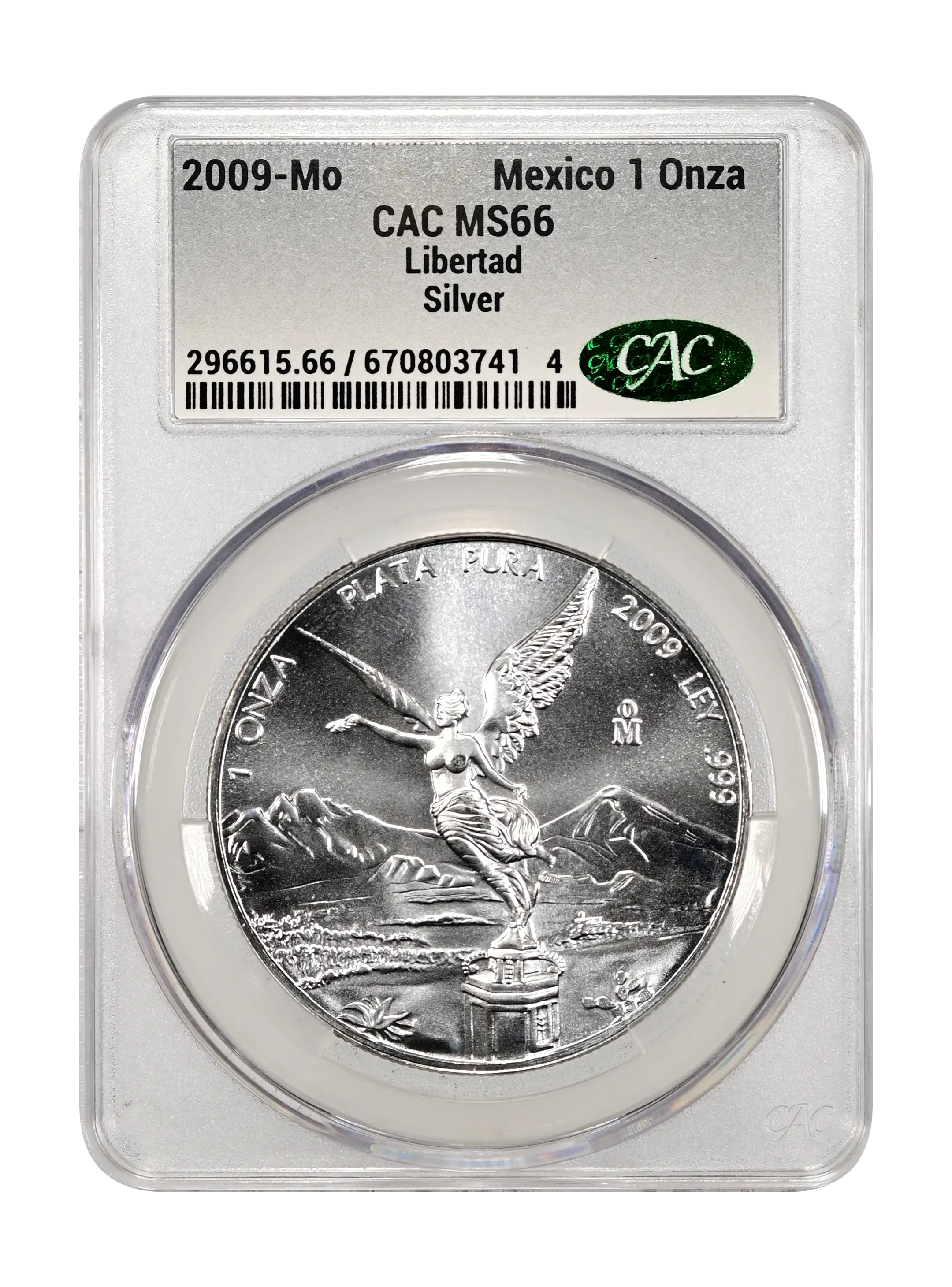 Mexico 2009 Silver 1 Onza Libertad Coin Values & Prices | Greysheet