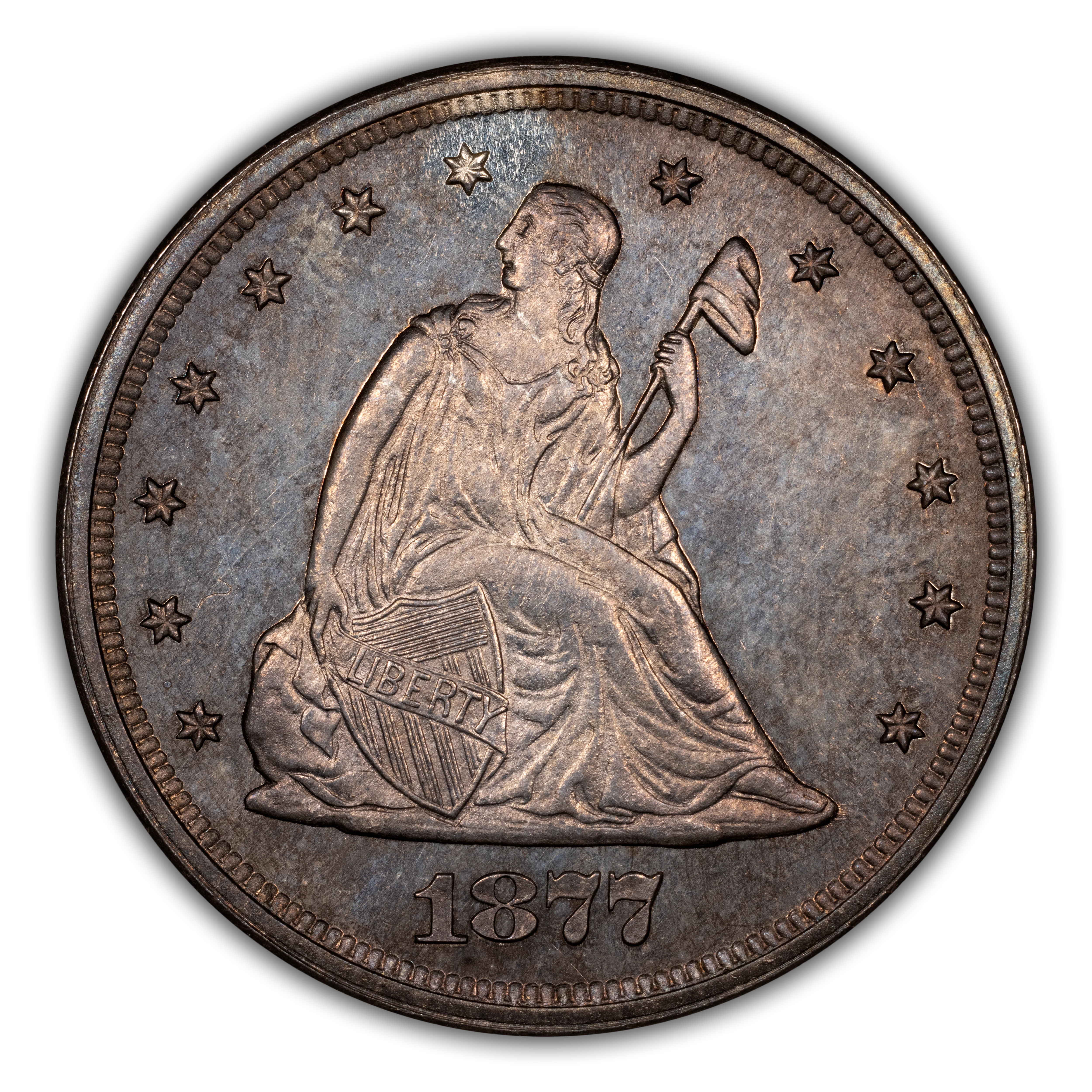 1877 20 Cent Piece, Proof Values & Prices | Greysheet