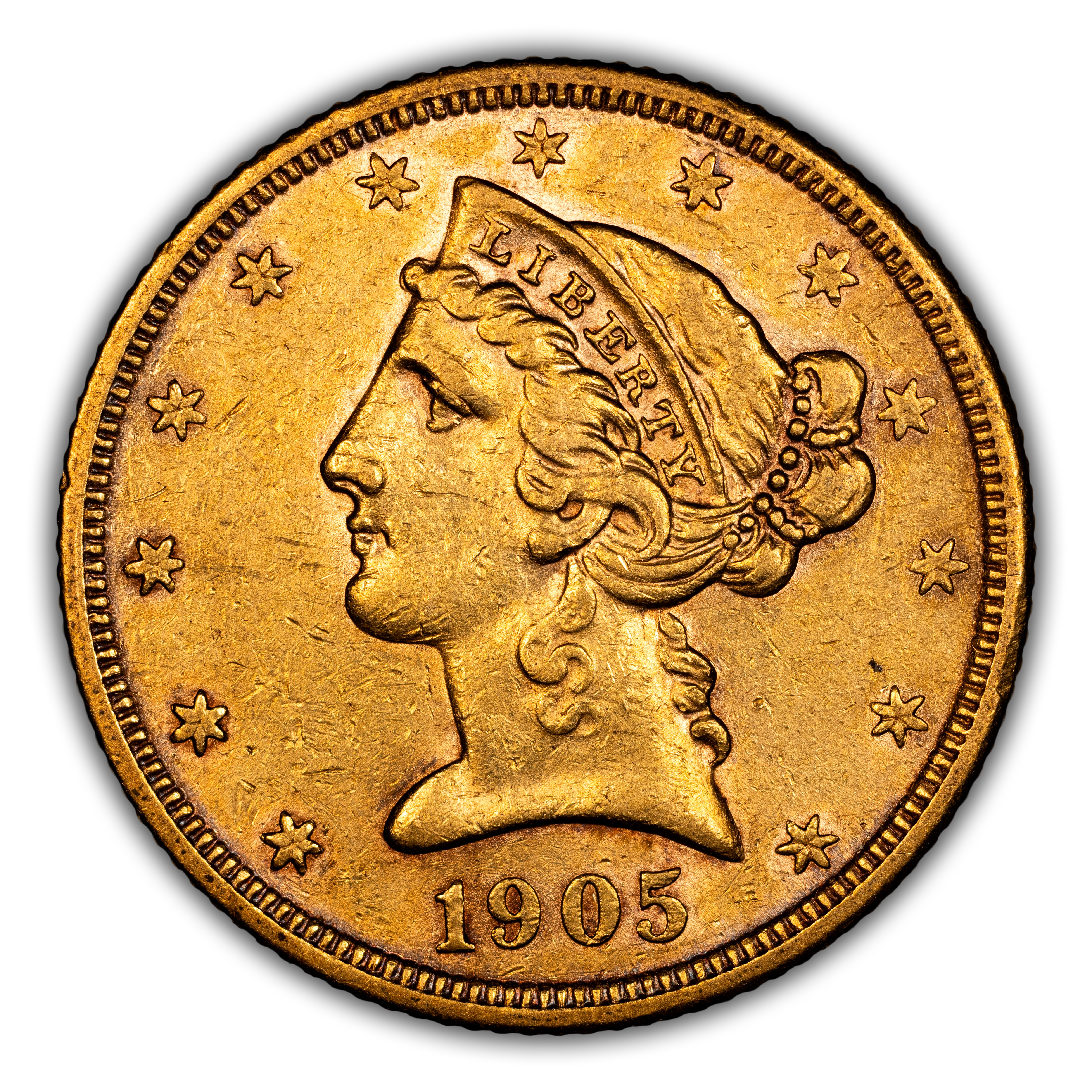 1905-S $5 MS