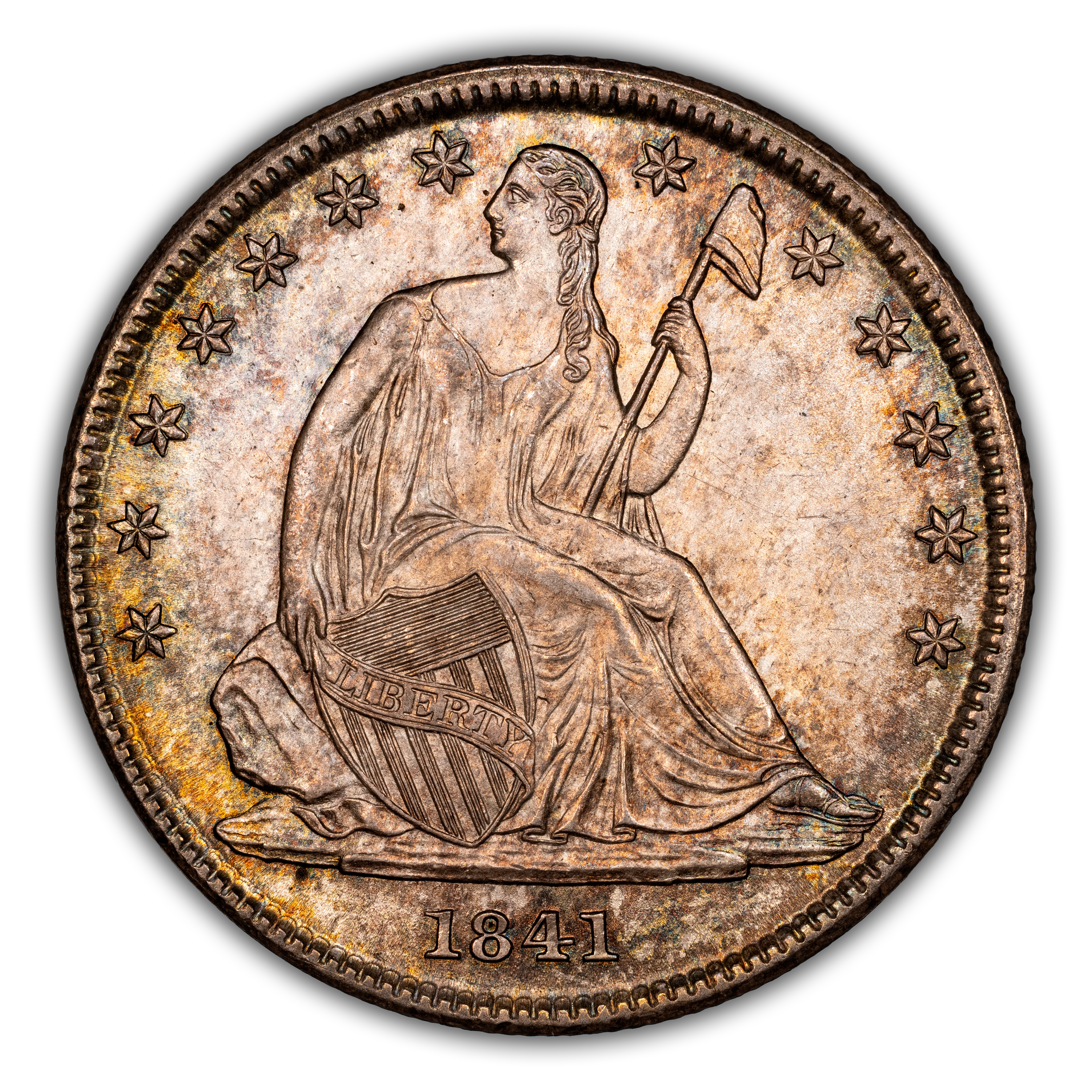 1841-O 50c MS