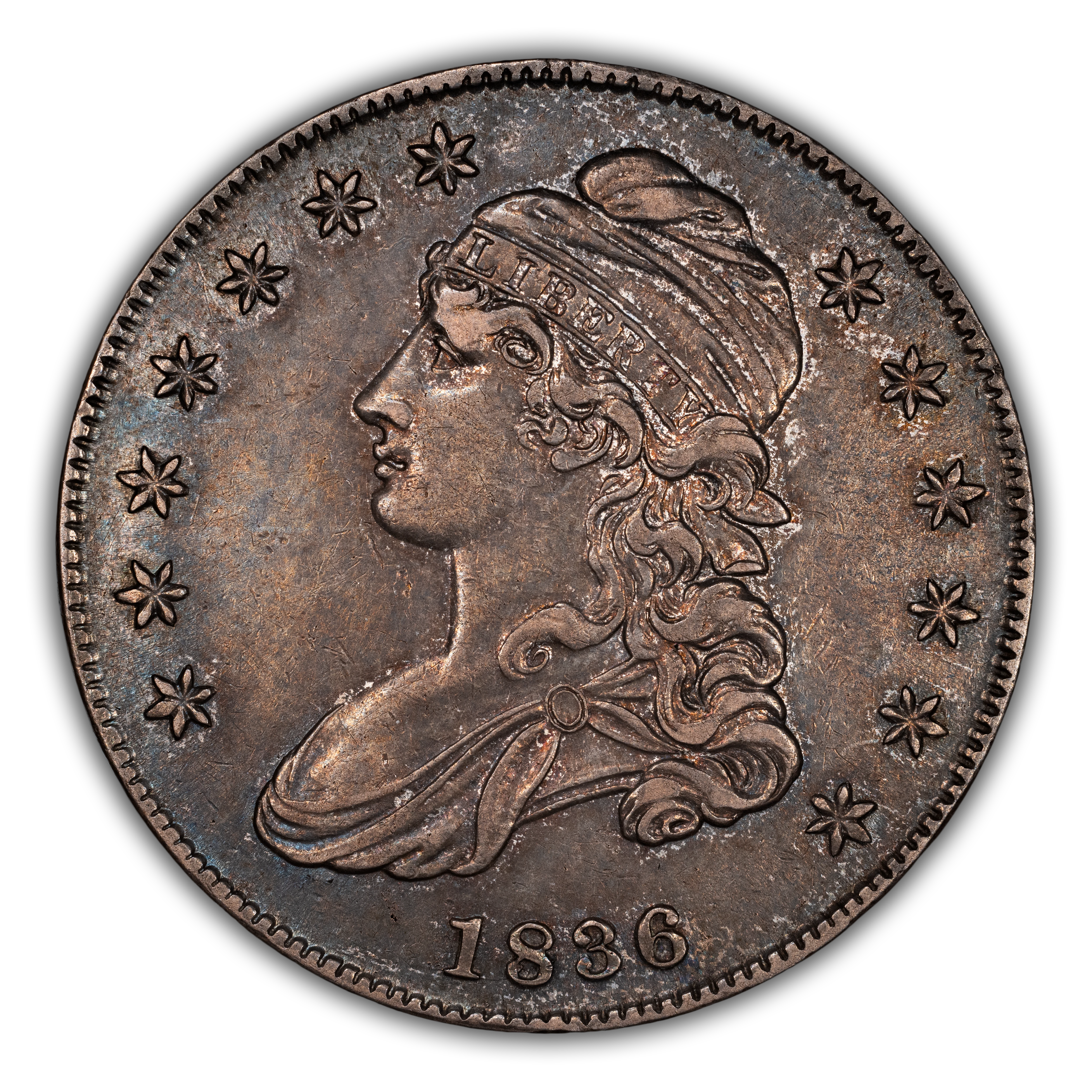 1836/1336 50c Lettered Edge, O-108 MS