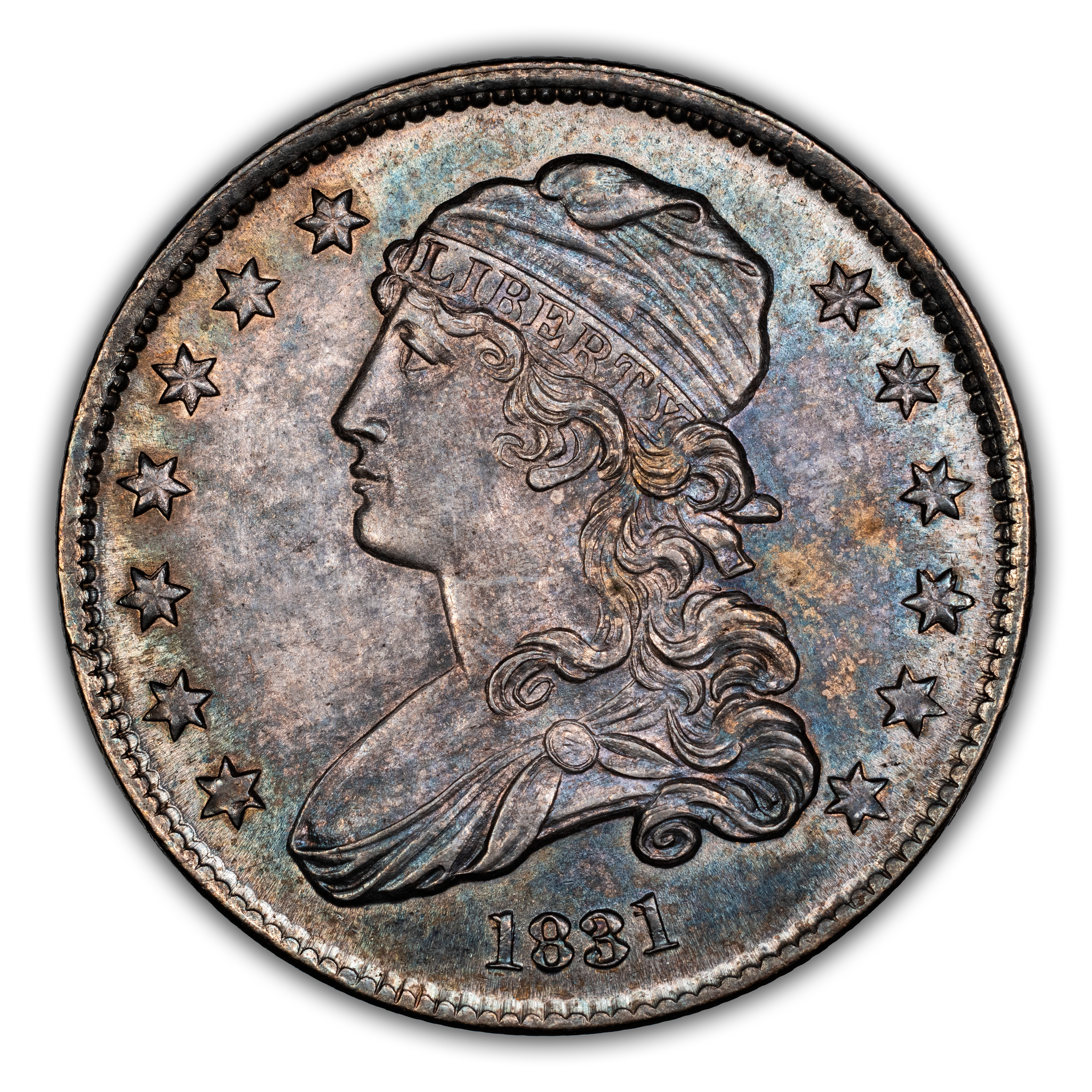 1831 25c Small Letters MS