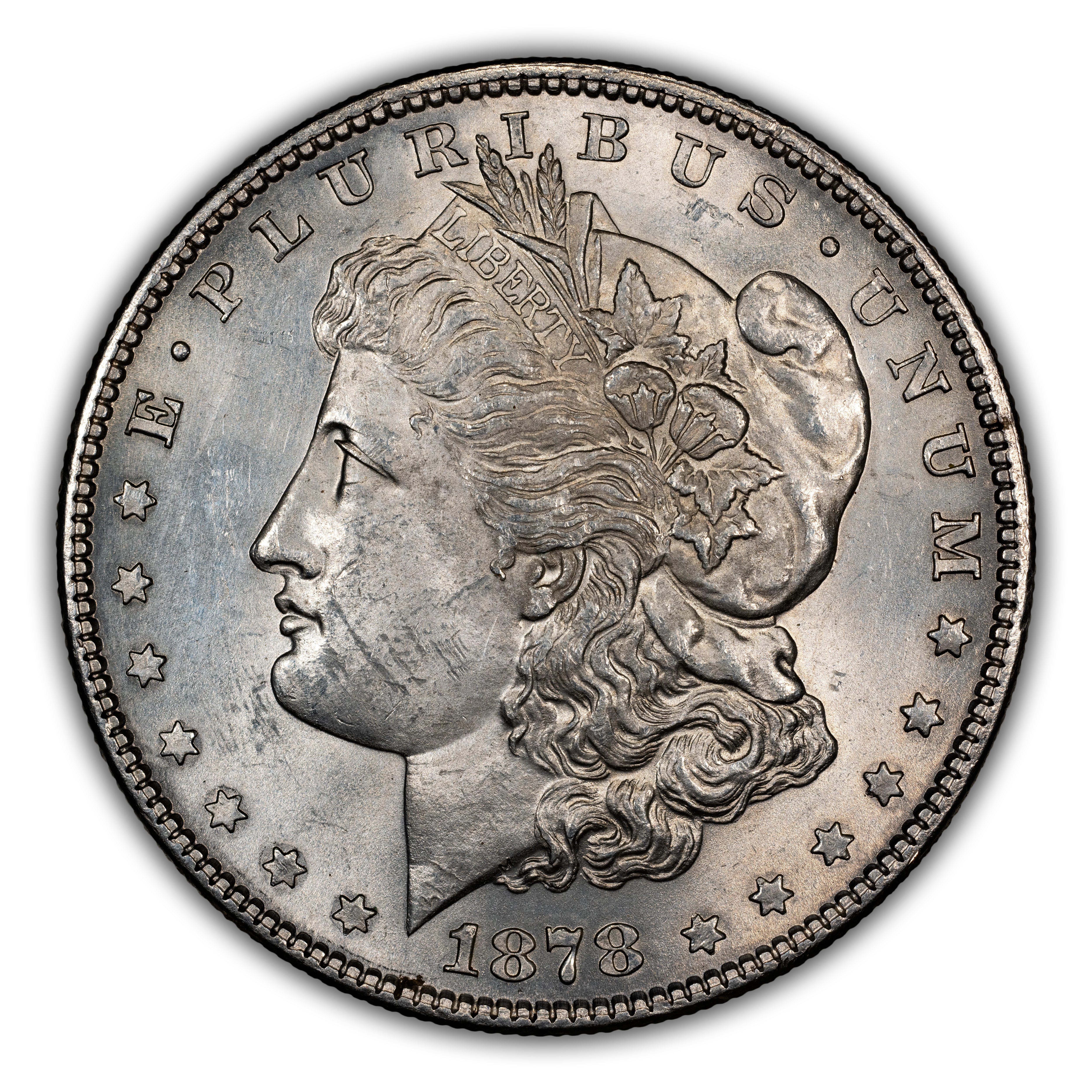 1878 7TF $1 Reverse of 1878, Missing Feather, VAM-197 MS