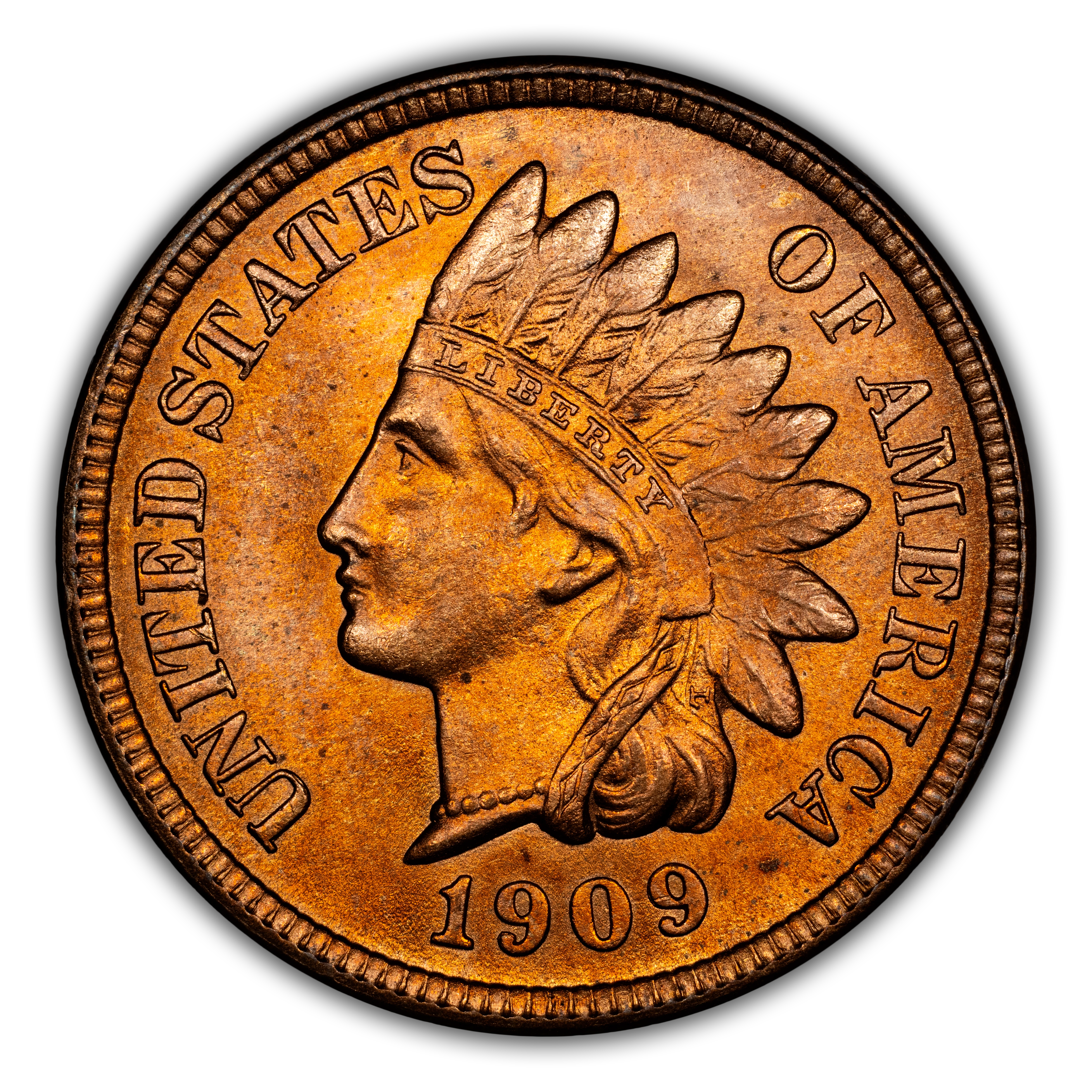 1909-S 1c Indian MS RD