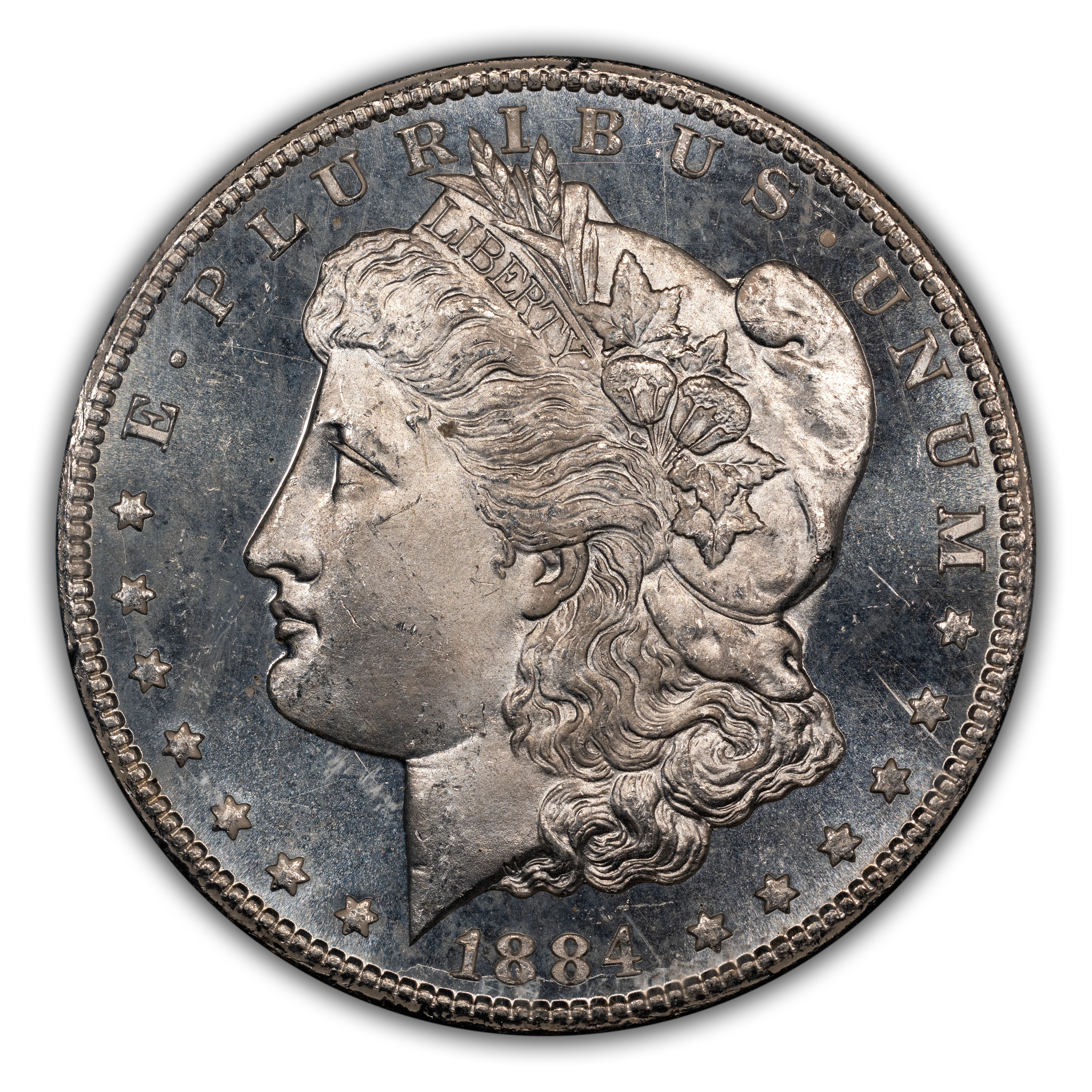 1884-CC $1 GSA Hoard, Hard package MS PL