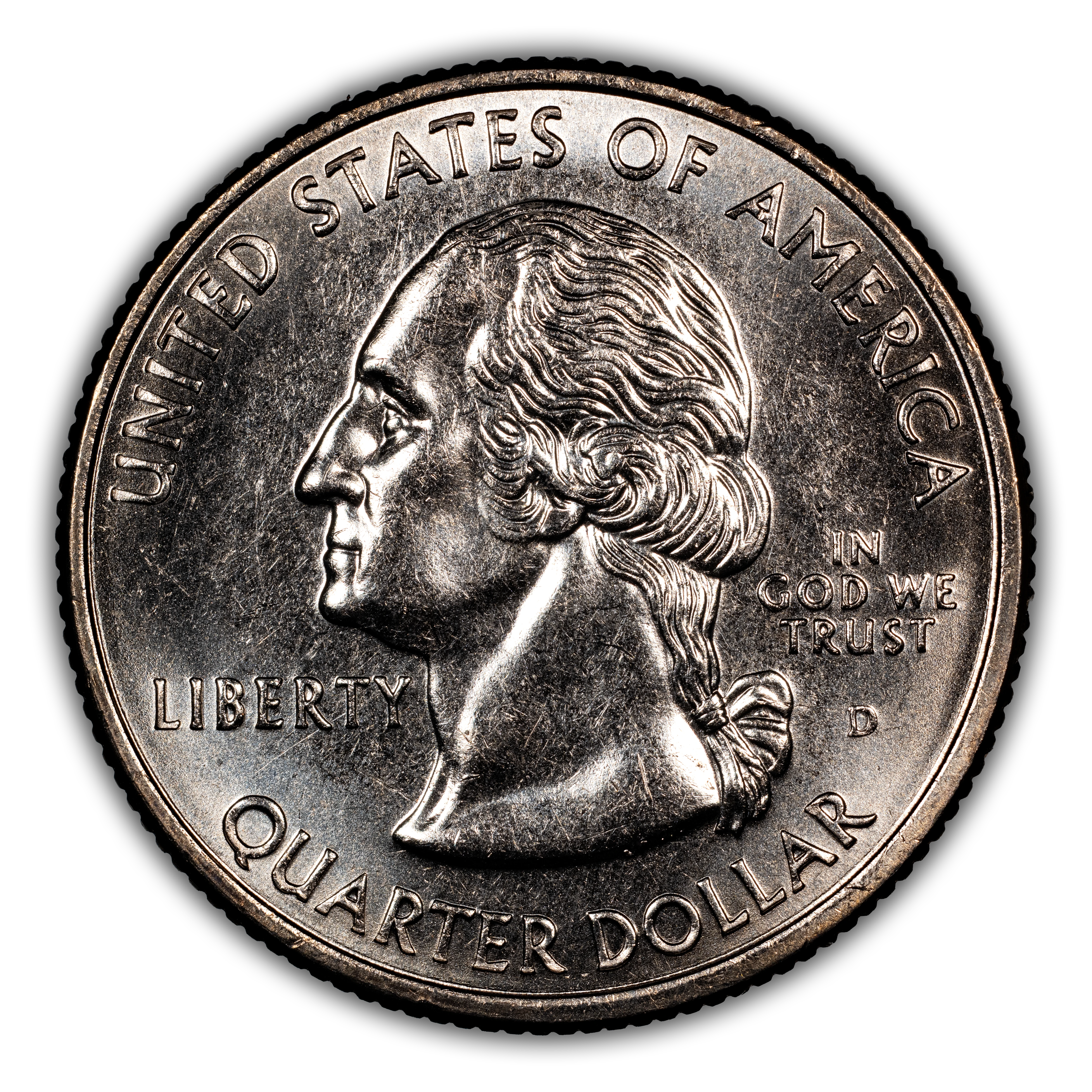 1999-D 25c Connecticut MS