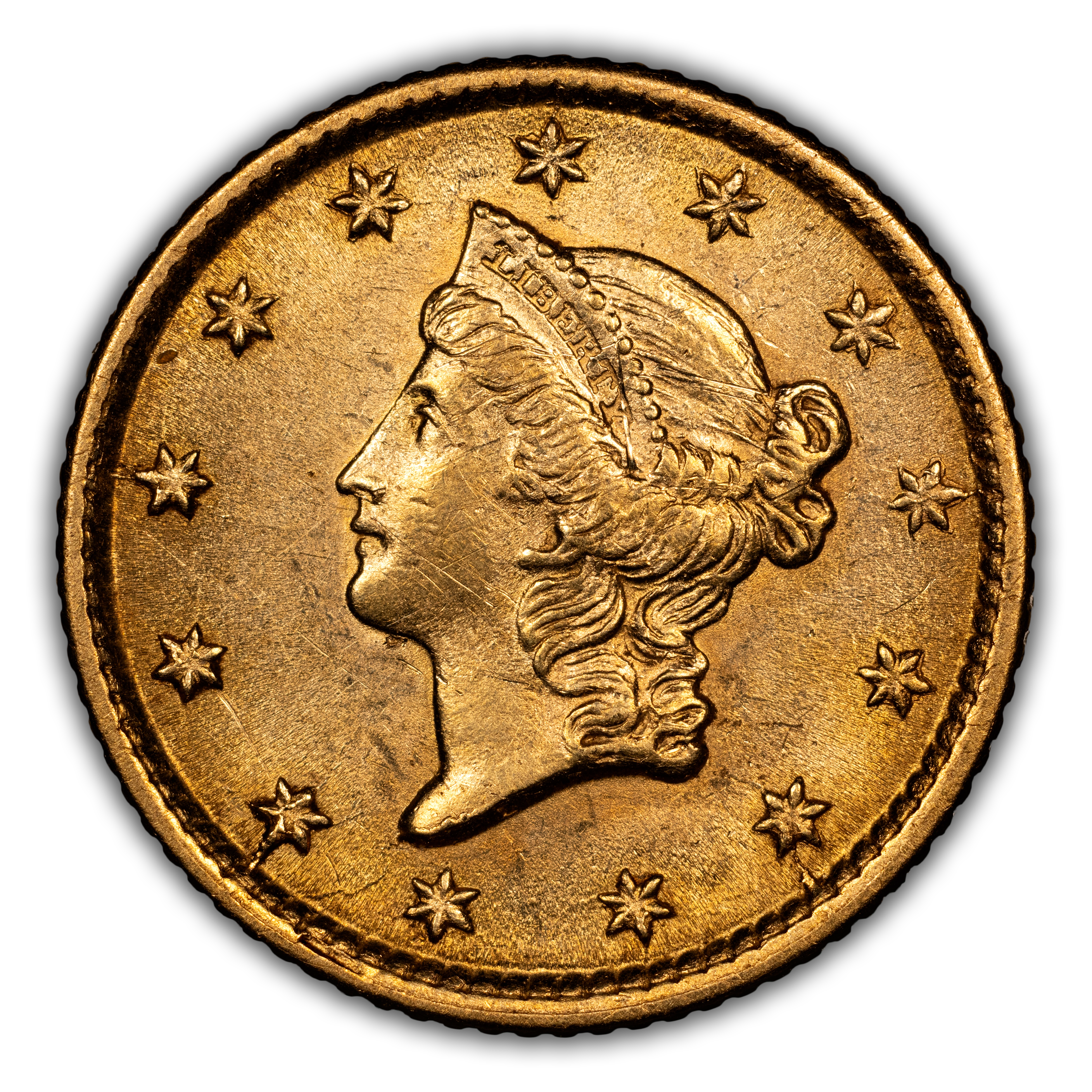 1854 G$1 Type 1 MS