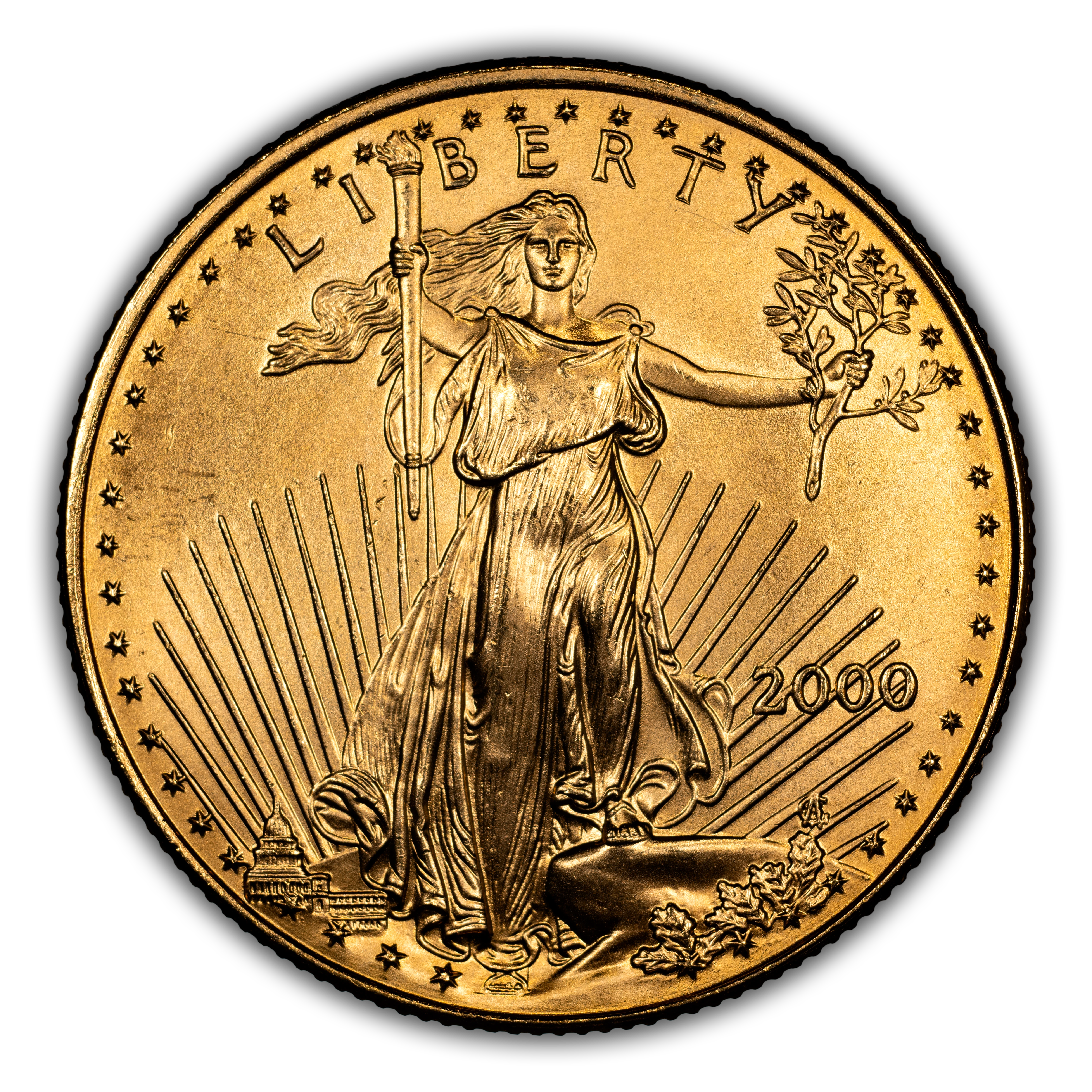 2000 $25 Gold Eagle MS