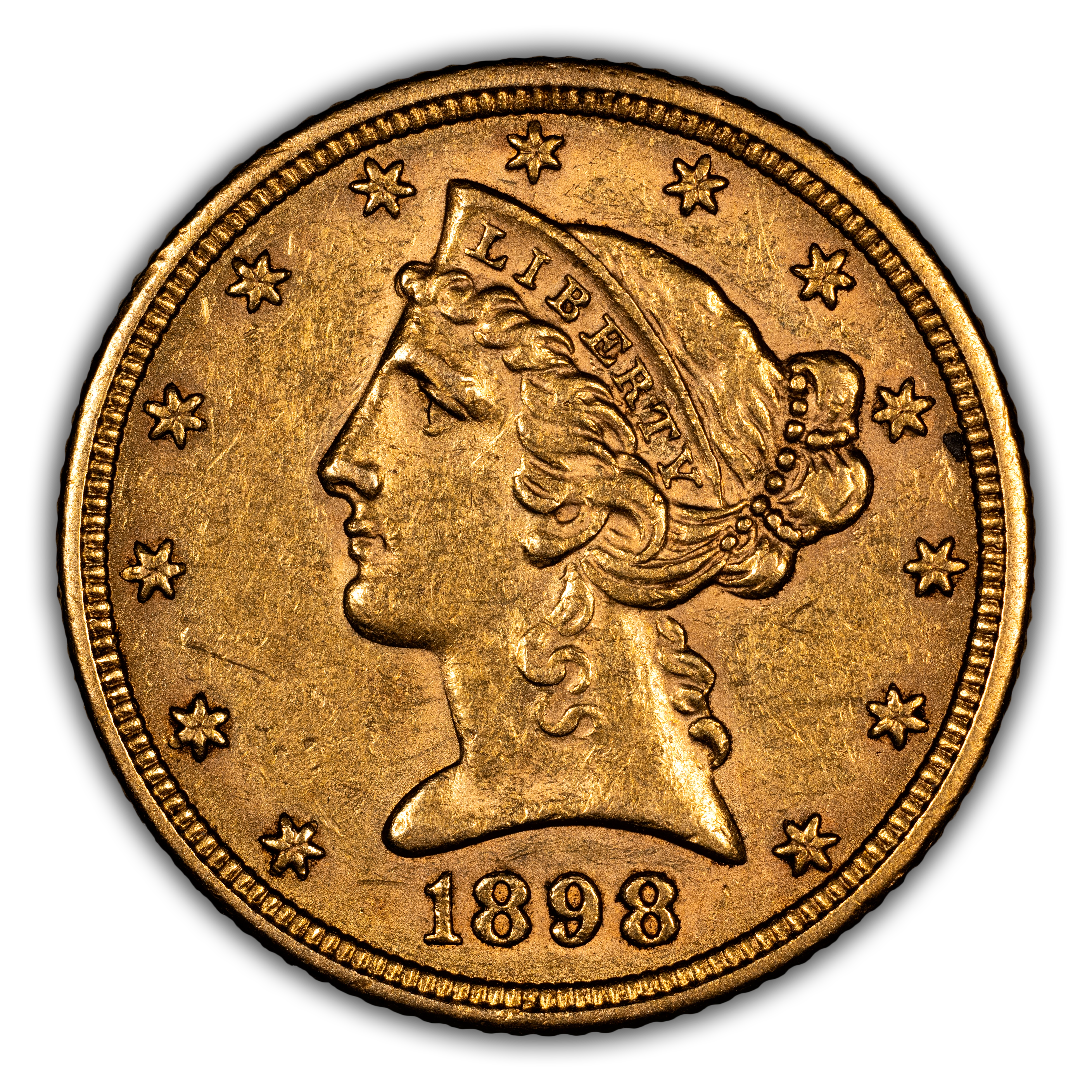 1898 $5 MS