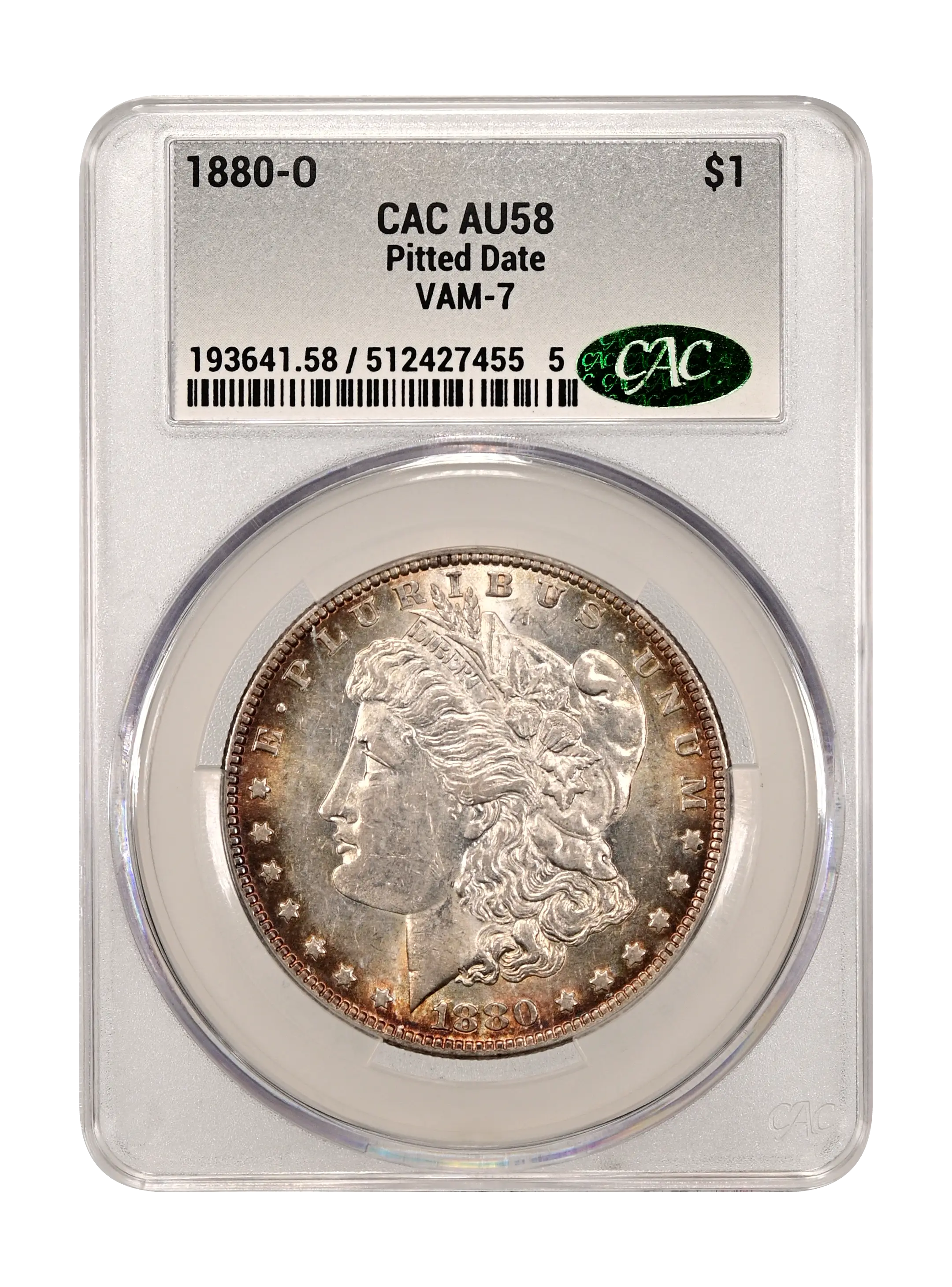 1880-O $1  Pitted Date, VAM-7  MS thumbnail 11