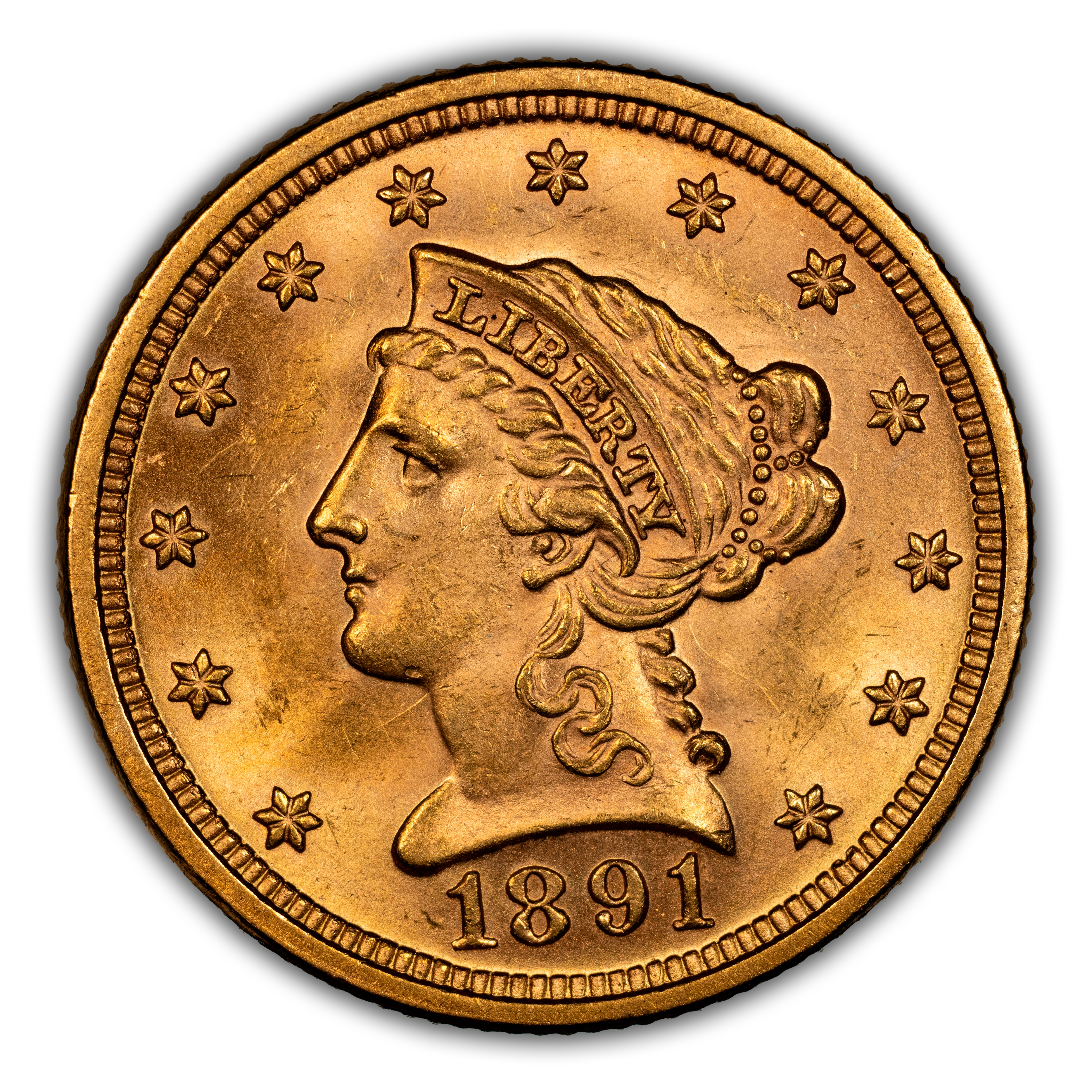 1891 $2 1/2 Doubled Die Reverse, FS-801 MS