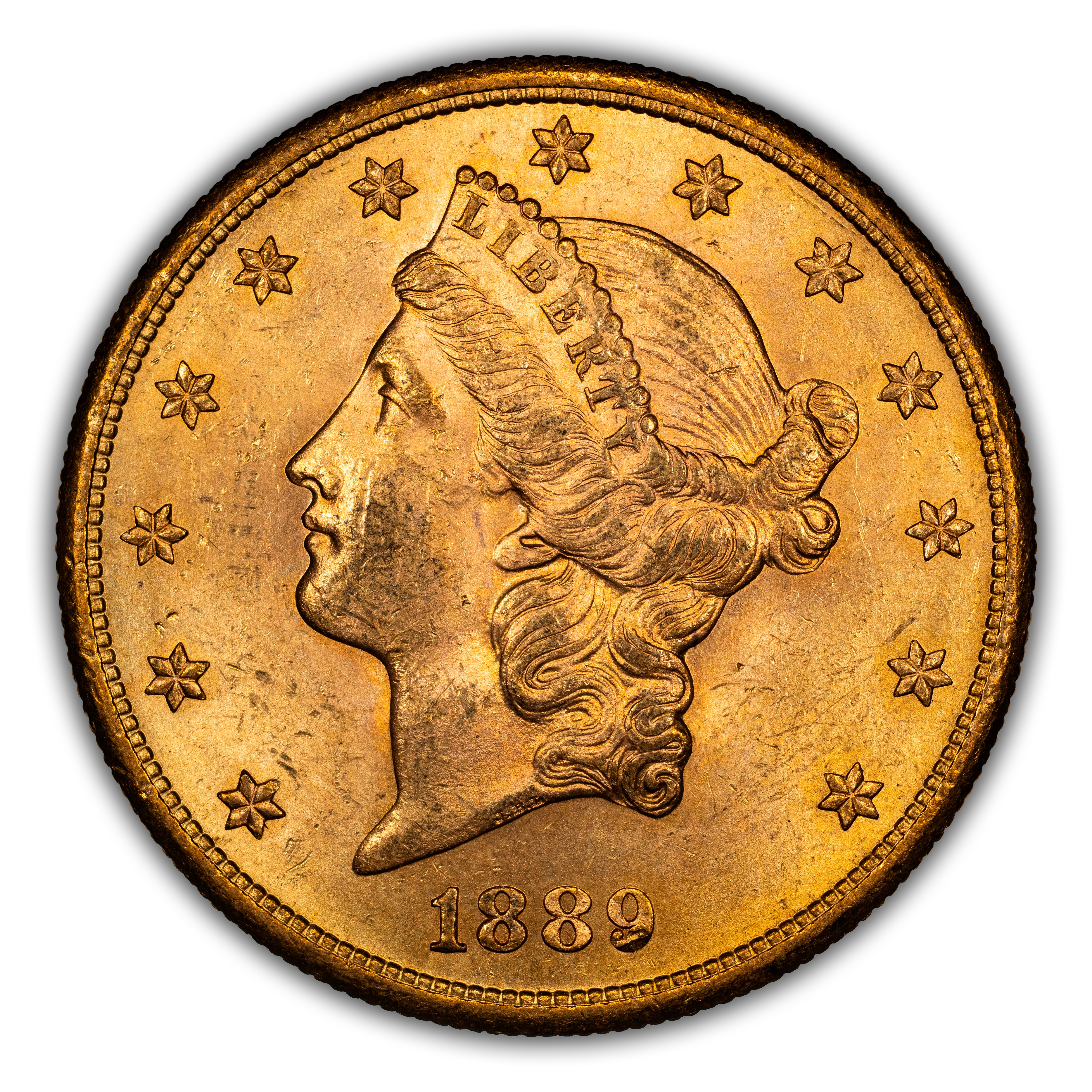 1889-S $20 MS