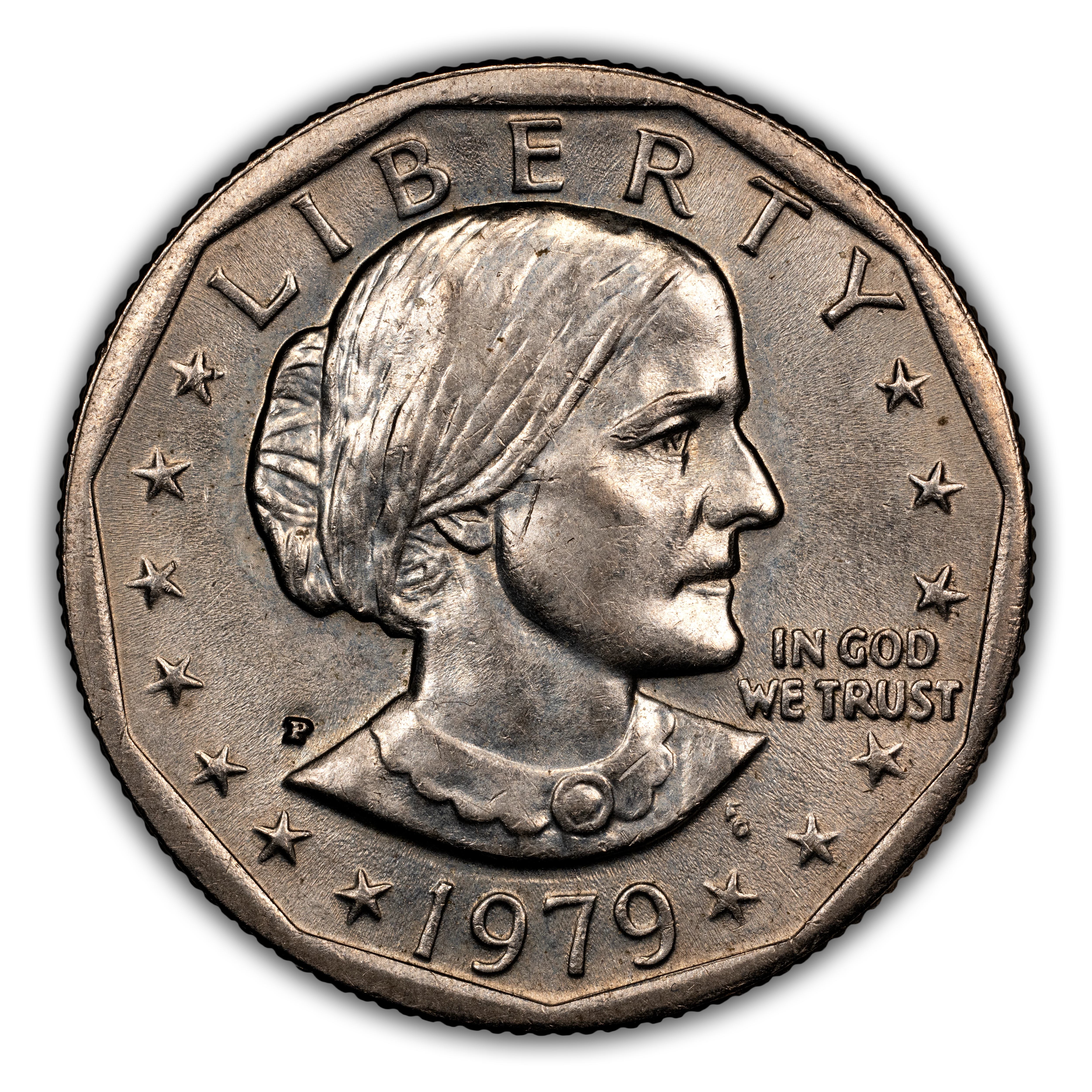 1979-P SBA $1 Wide Rim, Near Date MS