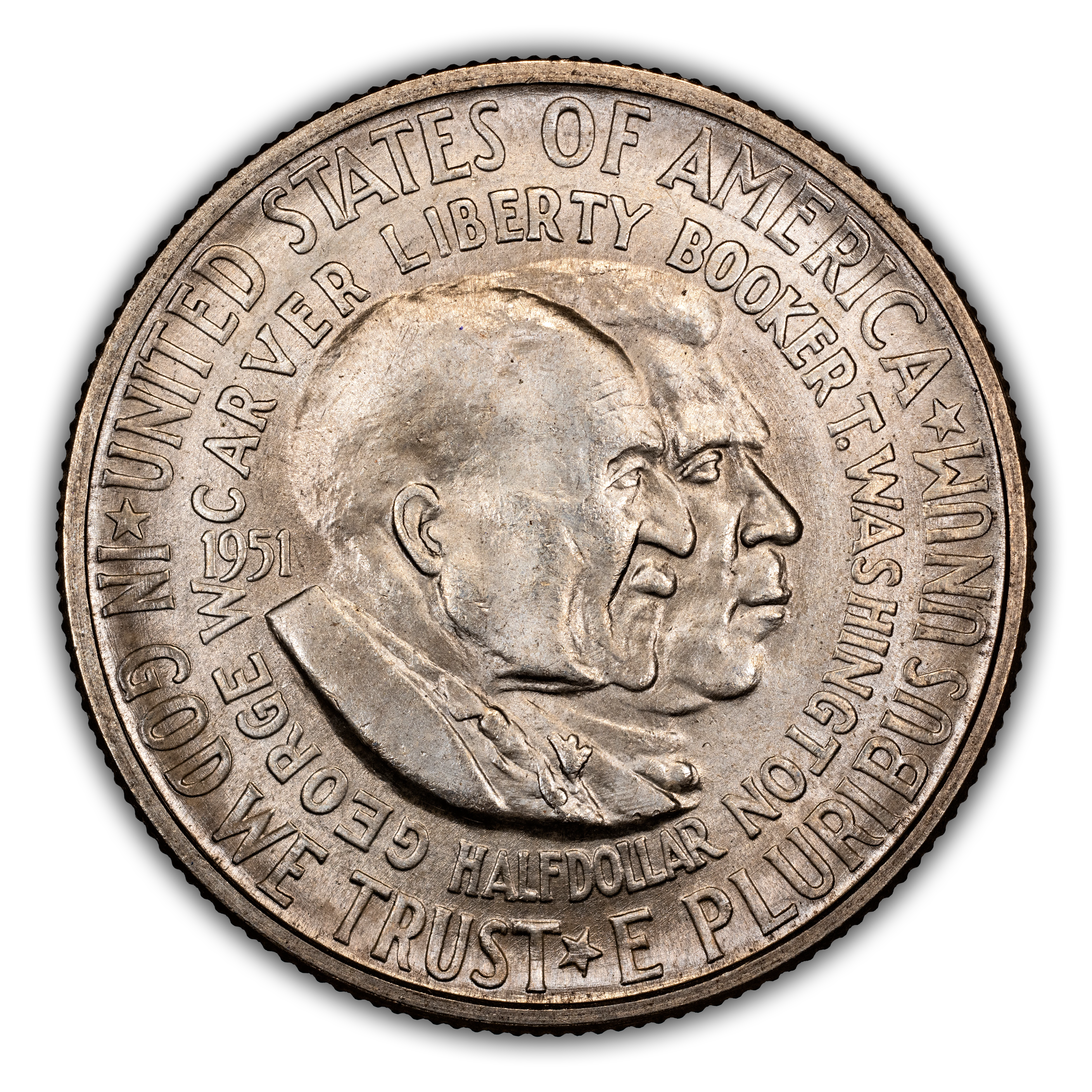 1951-D 50c Washington-Carver MS