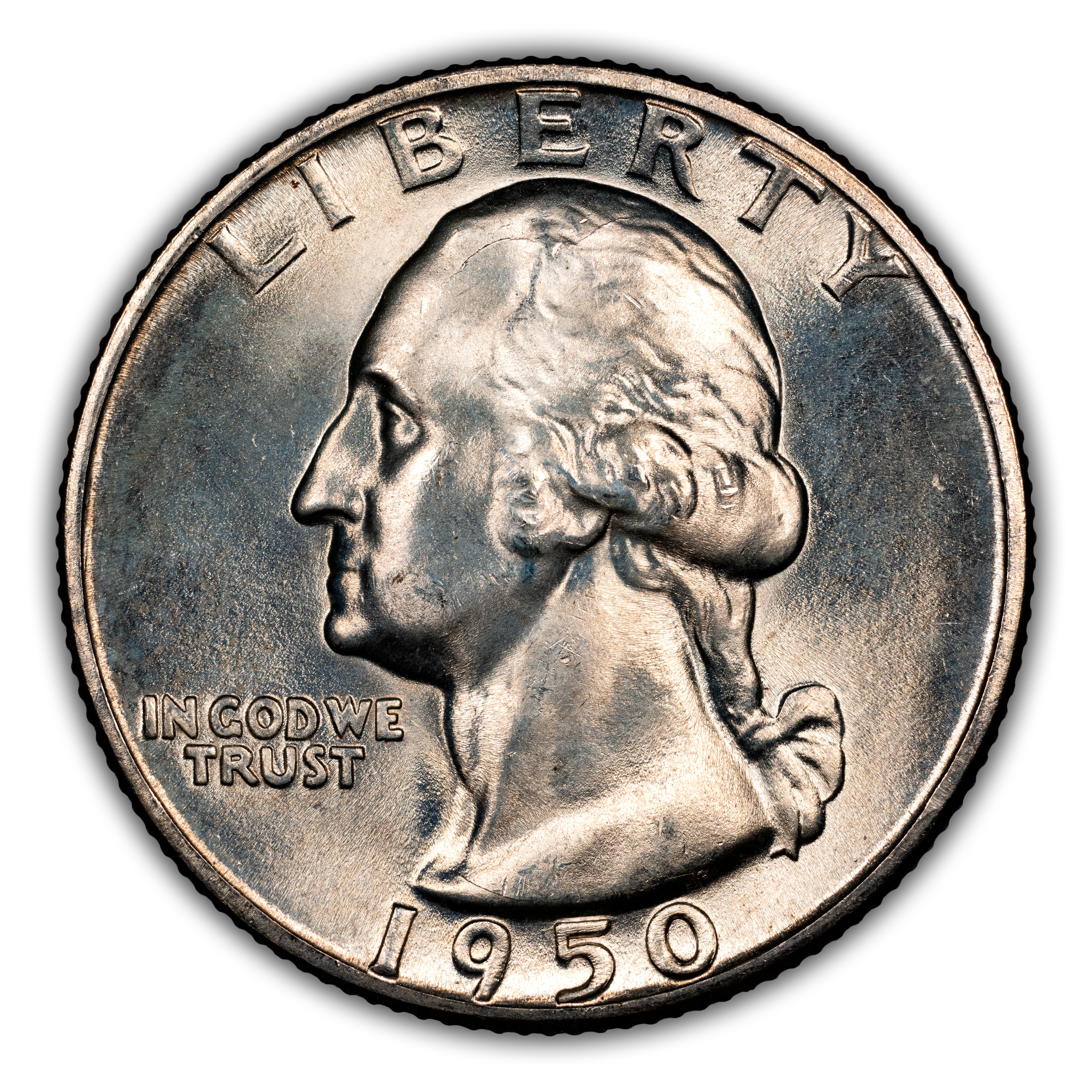 1950-D 25c Doubled Die Reverse, FS-801 MS