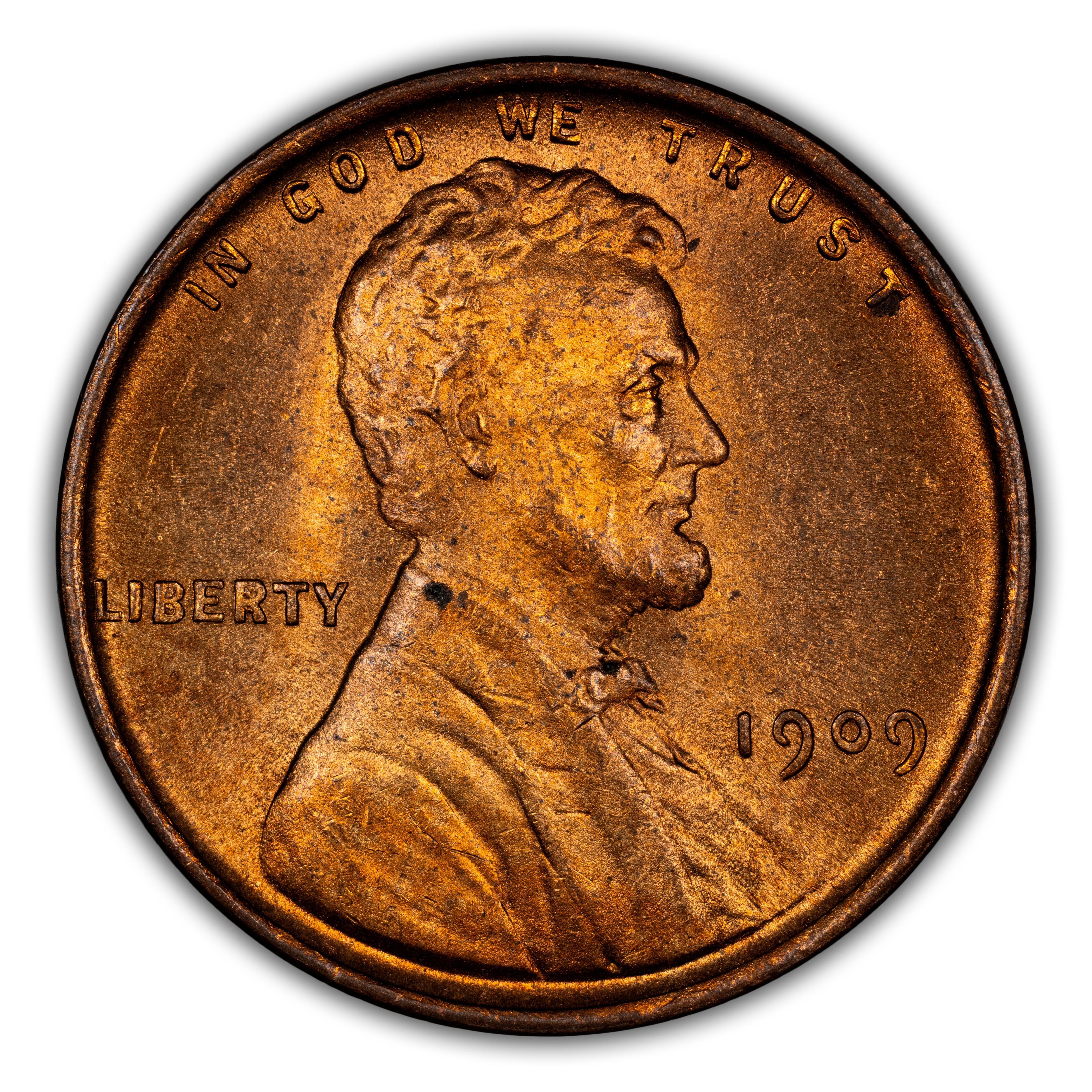 1909 VDB 1c Doubled Die Obverse, FS-1102 MS RD