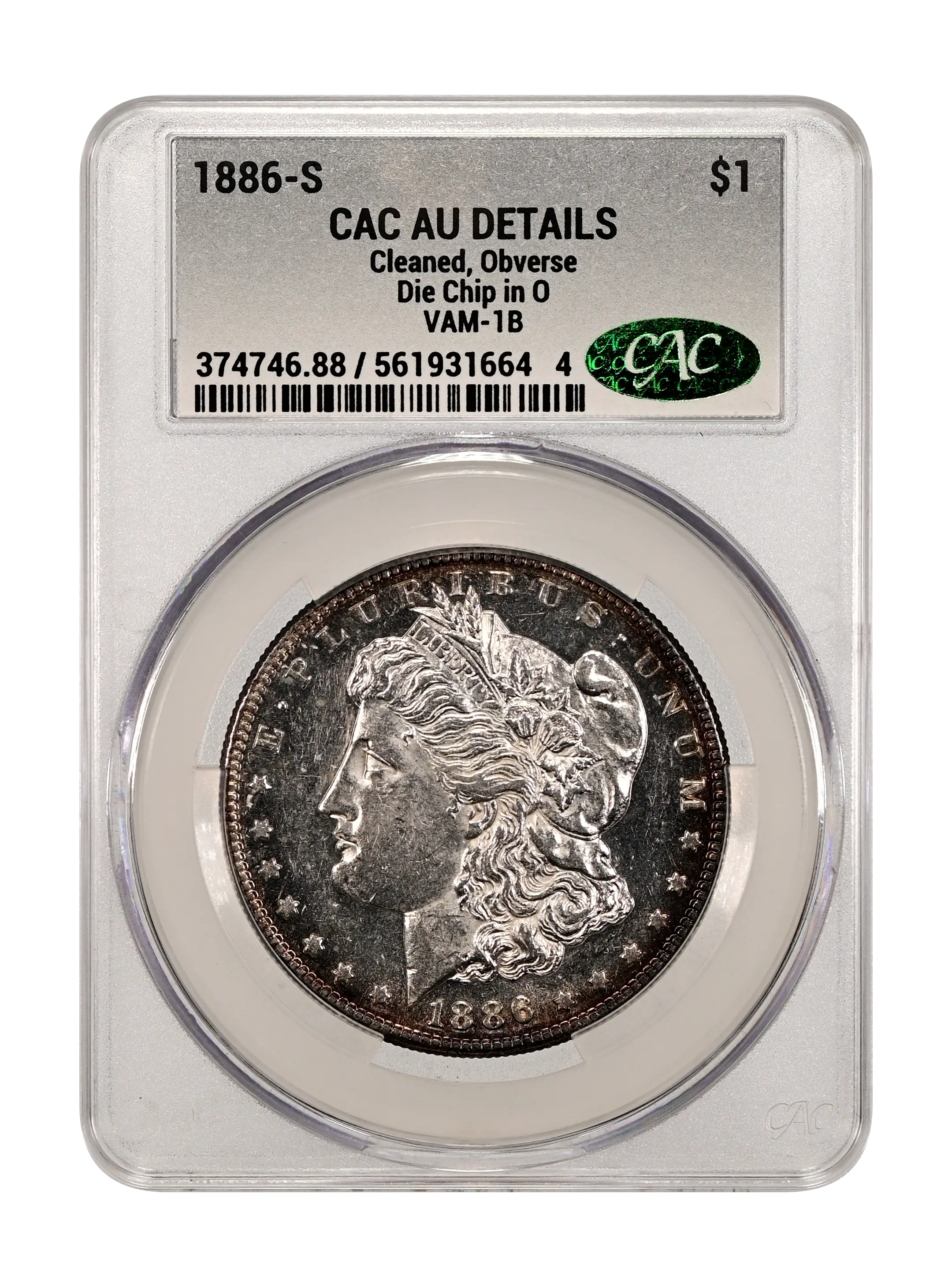 1886-S $1  VAM-1B MS thumbnail 2