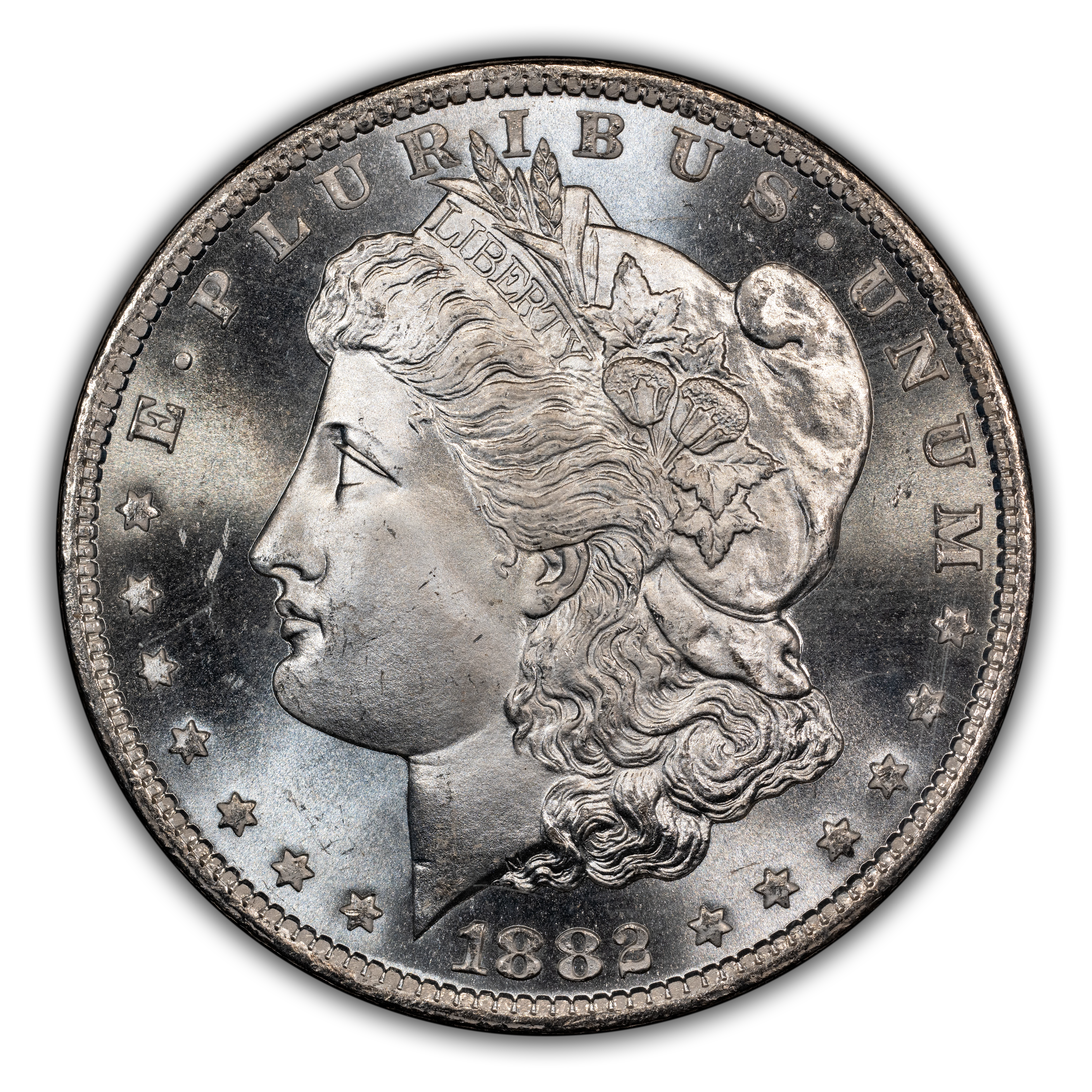 1882-CC $1 GSA Hoard, Hard package MS