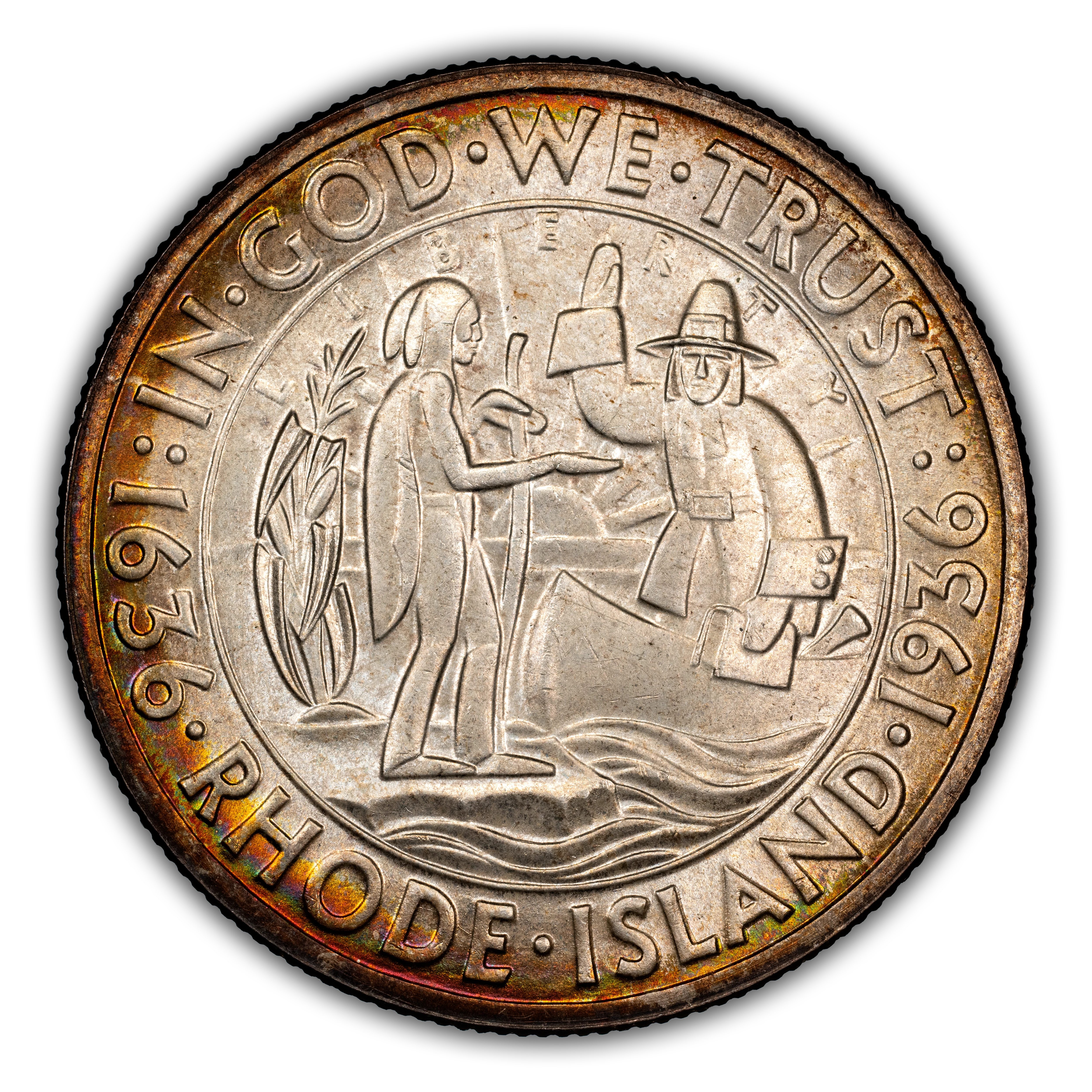 1936 50c Rhode Island MS