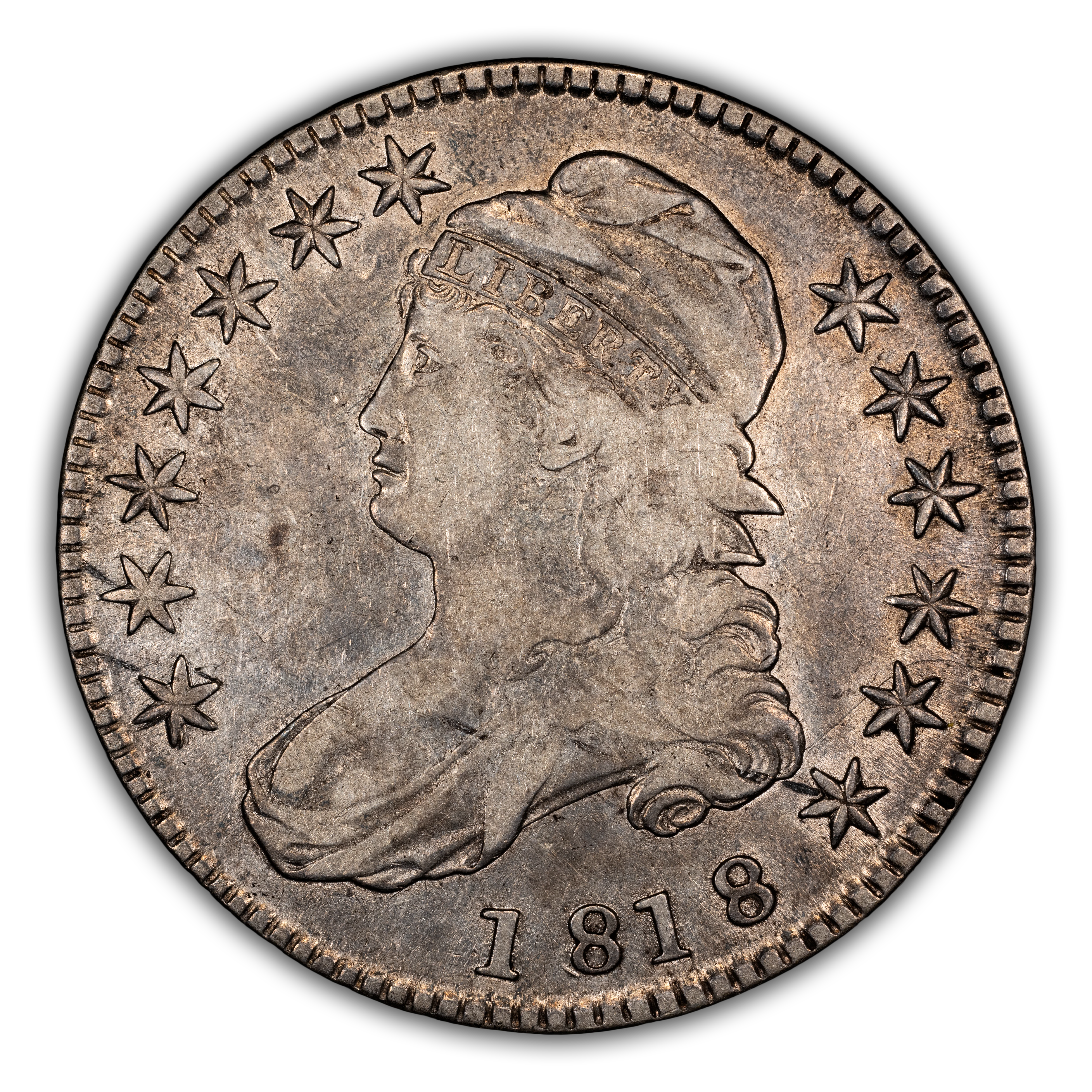 1818 50c O-114a MS