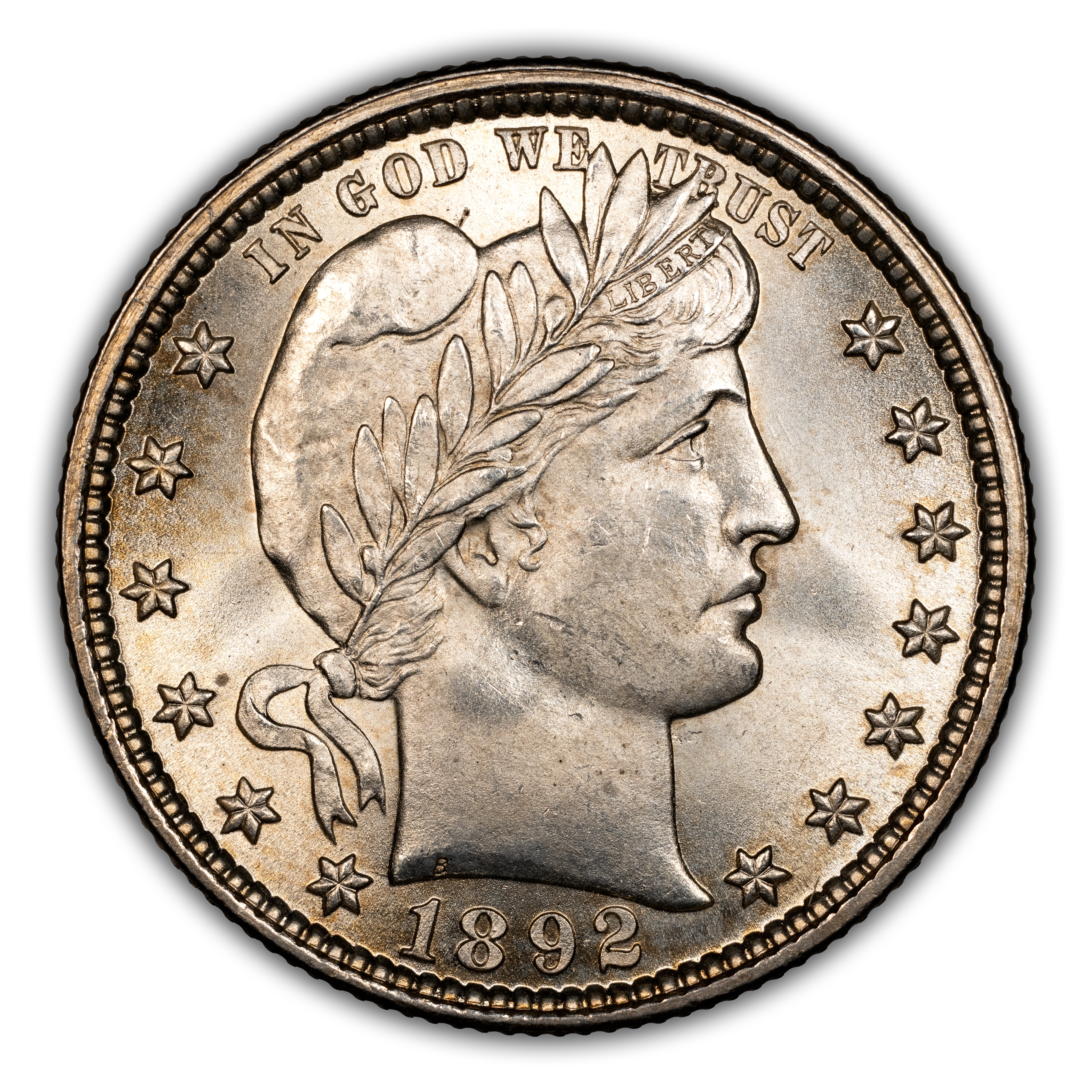 1892 25c Tripled Die Reverse, FS-801 MS