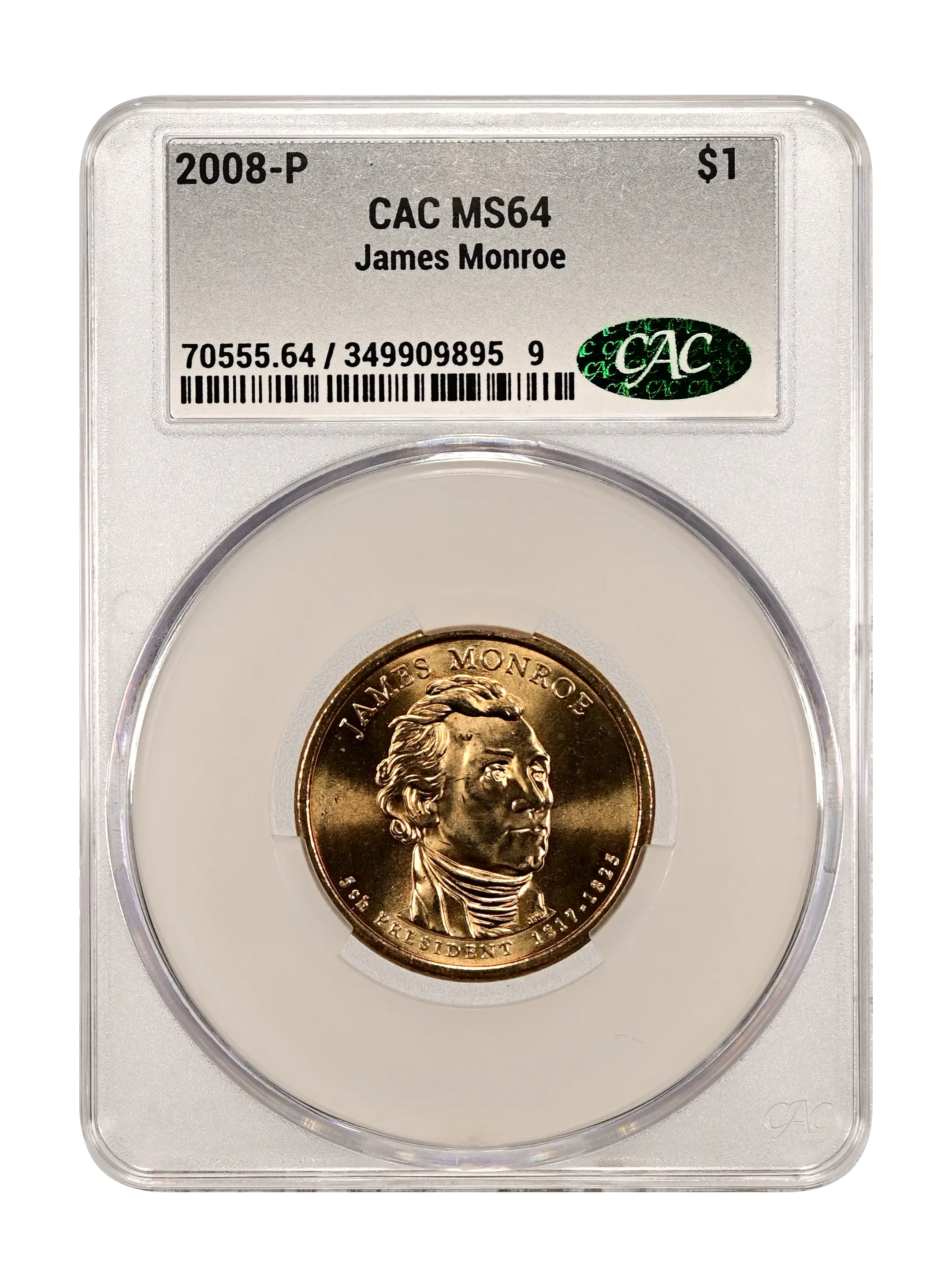 2008 Presidential Dollar, 2020 Values & Prices | Greysheet