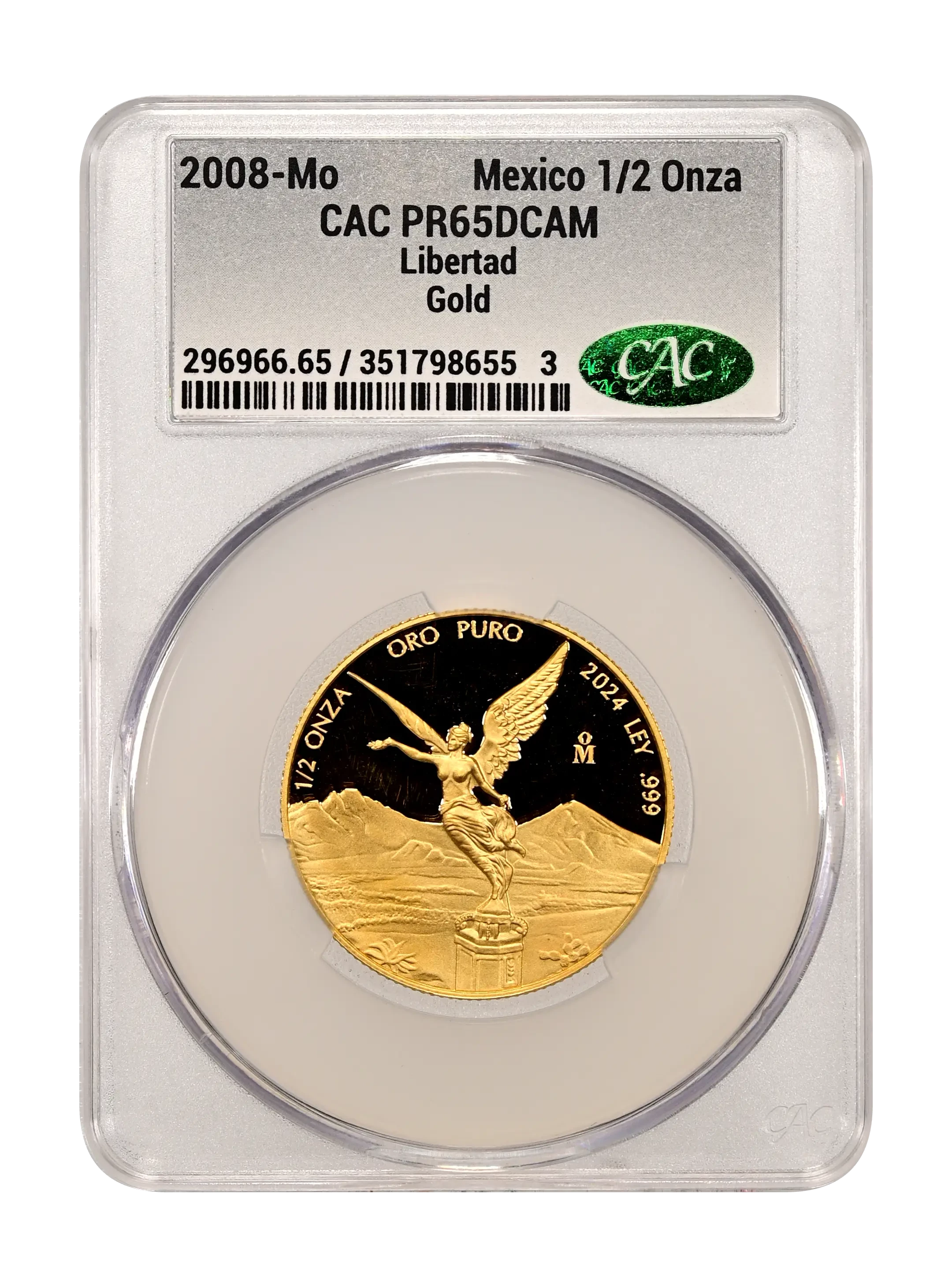 Mexico 1989 Gold 1/2 Onza Libertad, Proof Coin Values & Prices
