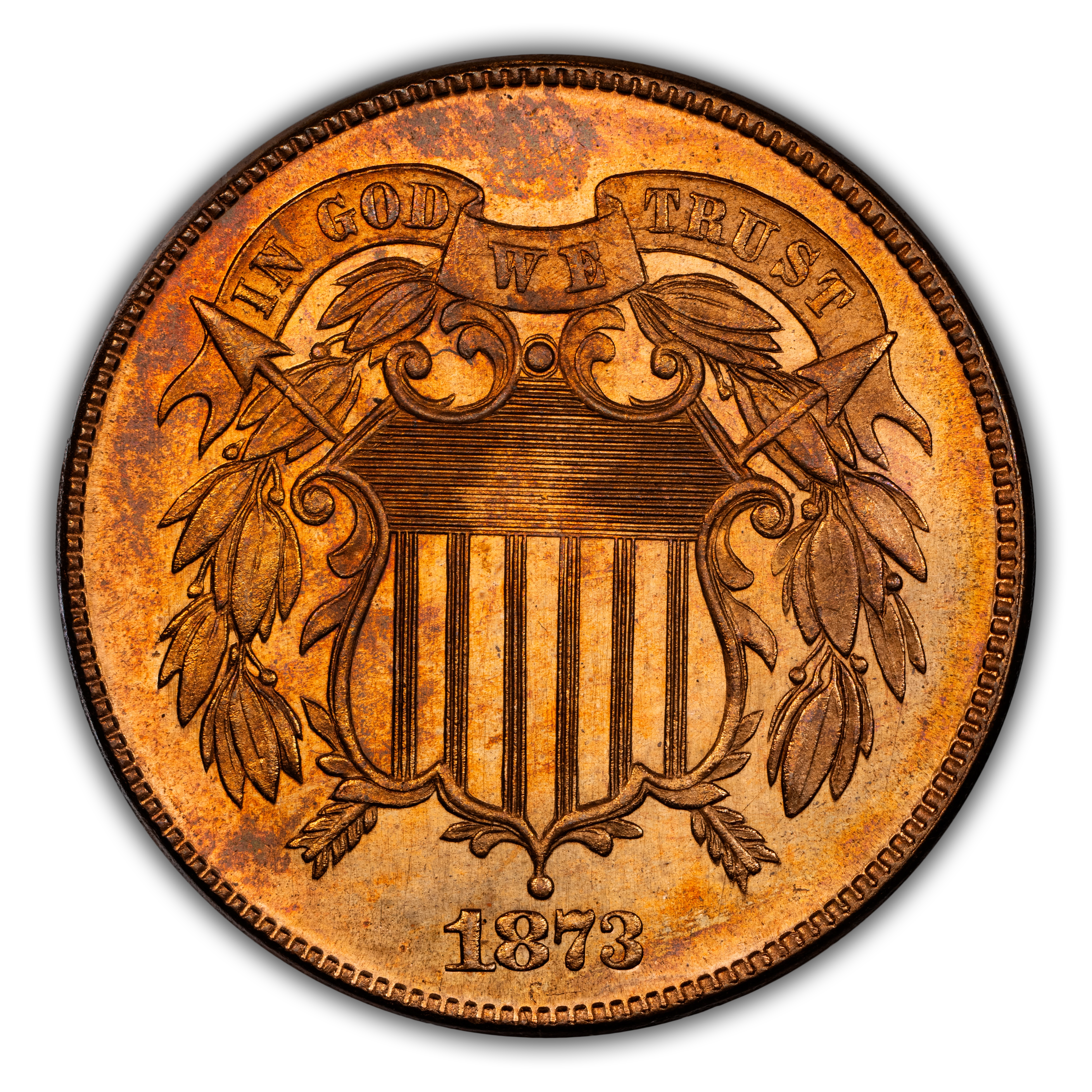 1873 2c Open 3 PR RD