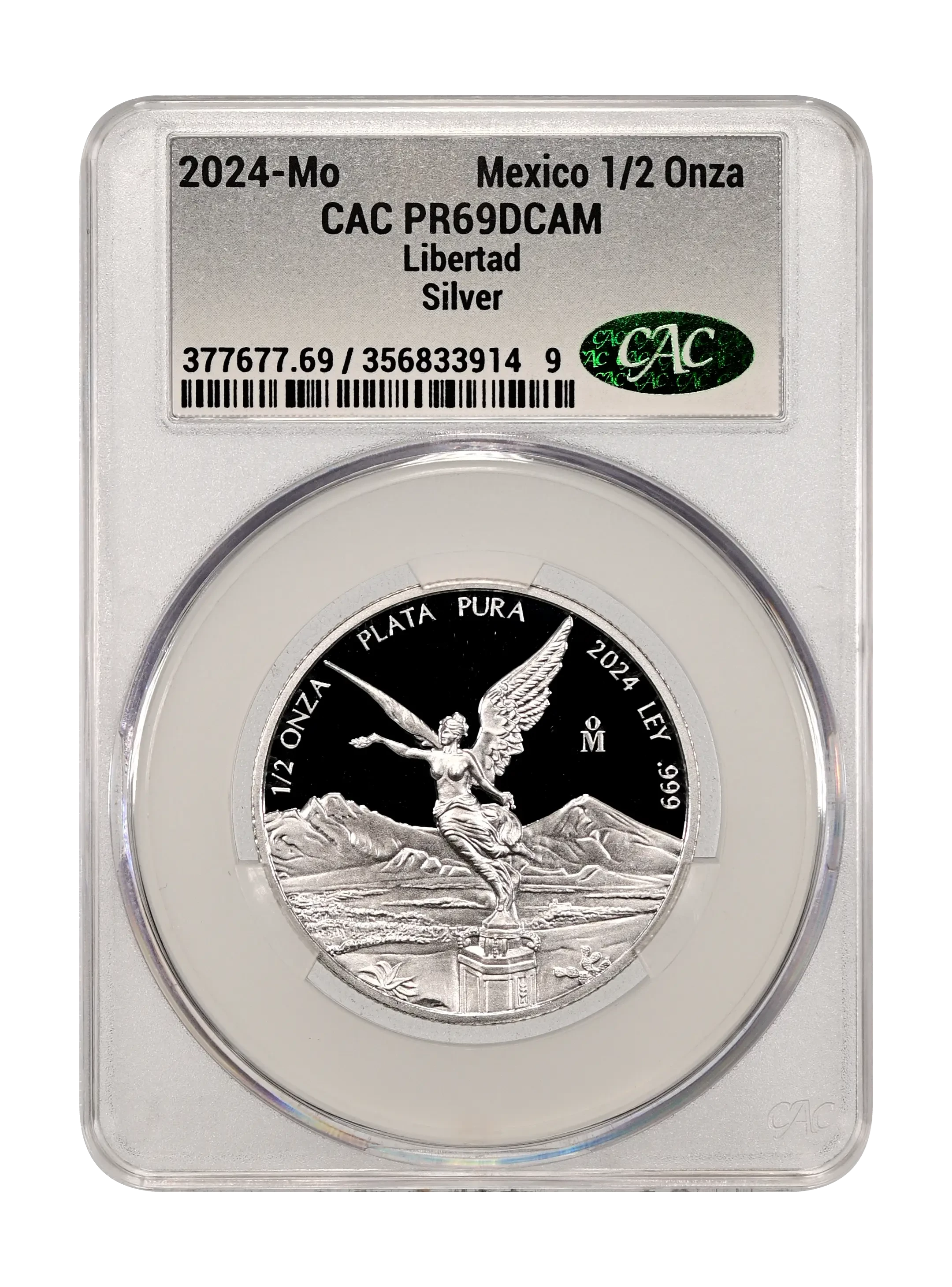 Mexico 1997 Silver 1/2 Onza Libertad, Proof Coin Values & Prices