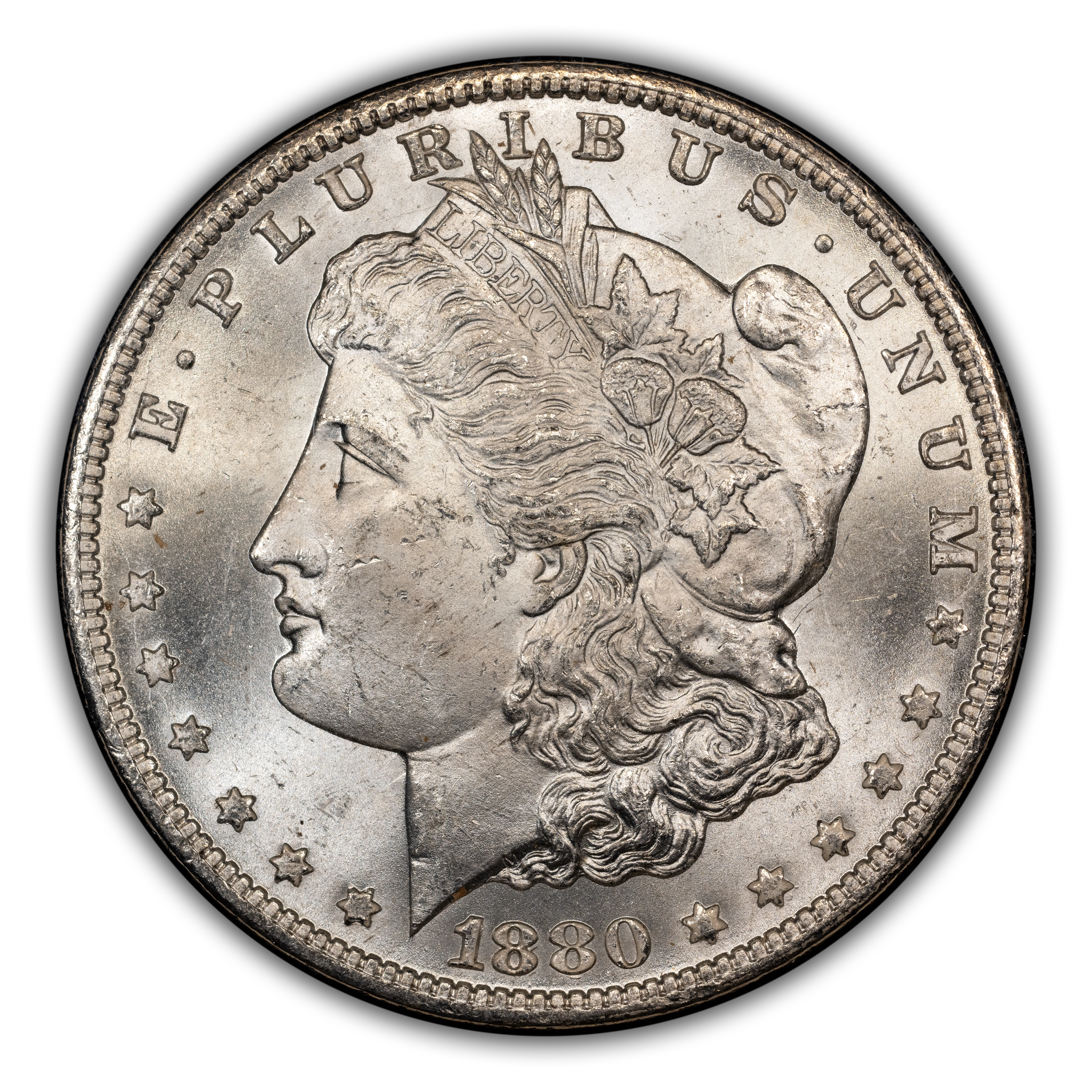 1880-CC $1 GSA Hoard, Reverse of 1878, 8/7, VAM-7A MS