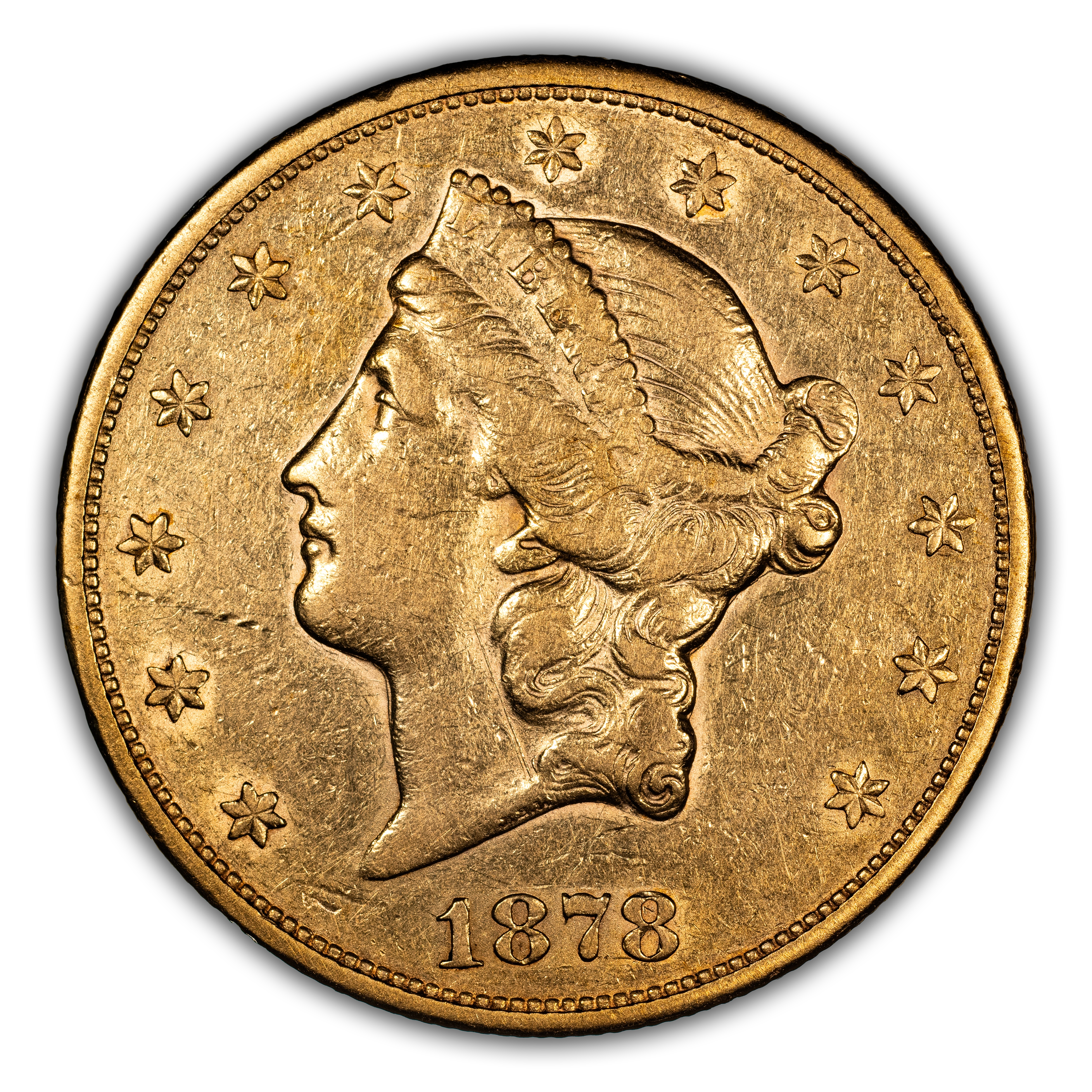 1878-CC $20 MS