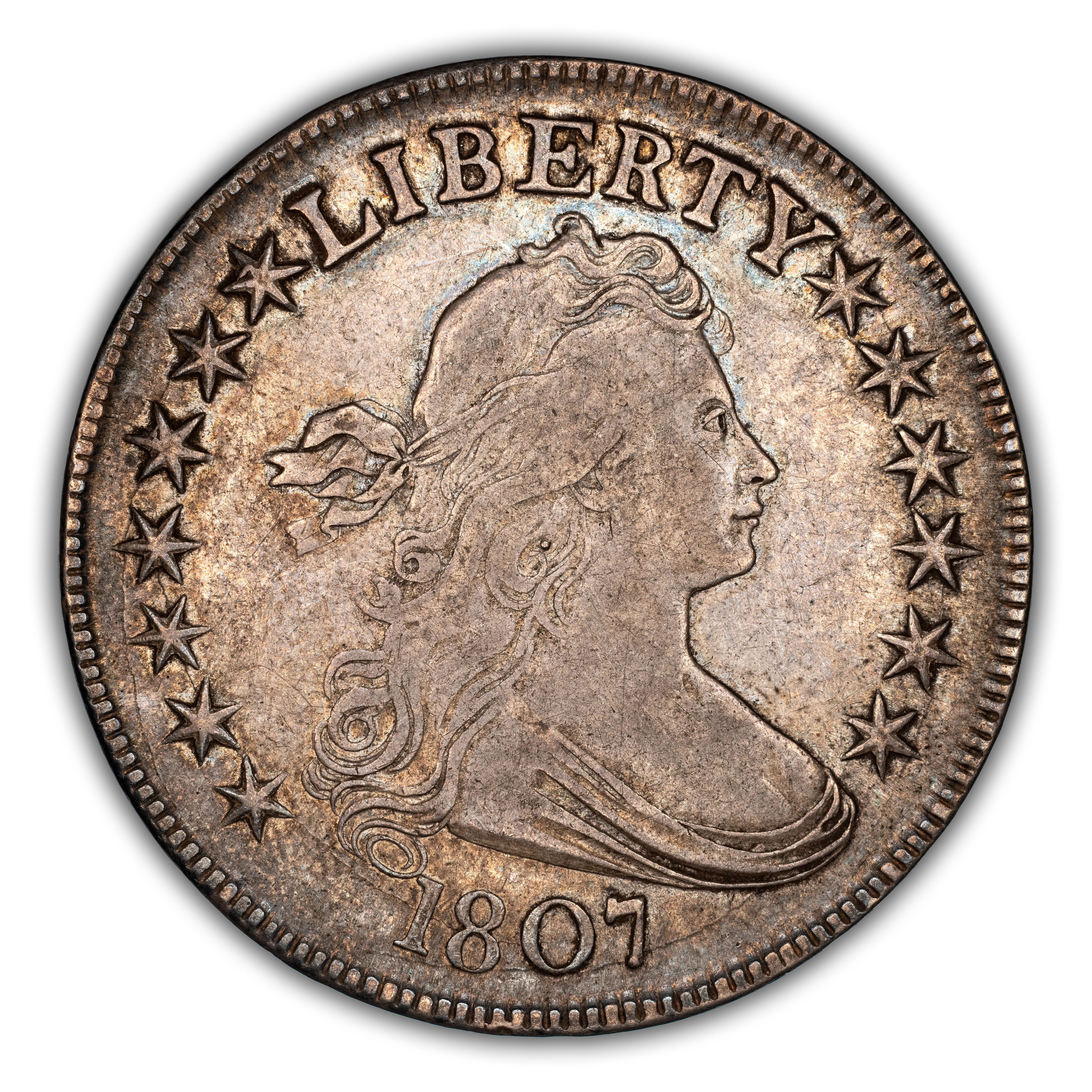 1807 50c Draped Bust, O-110a MS