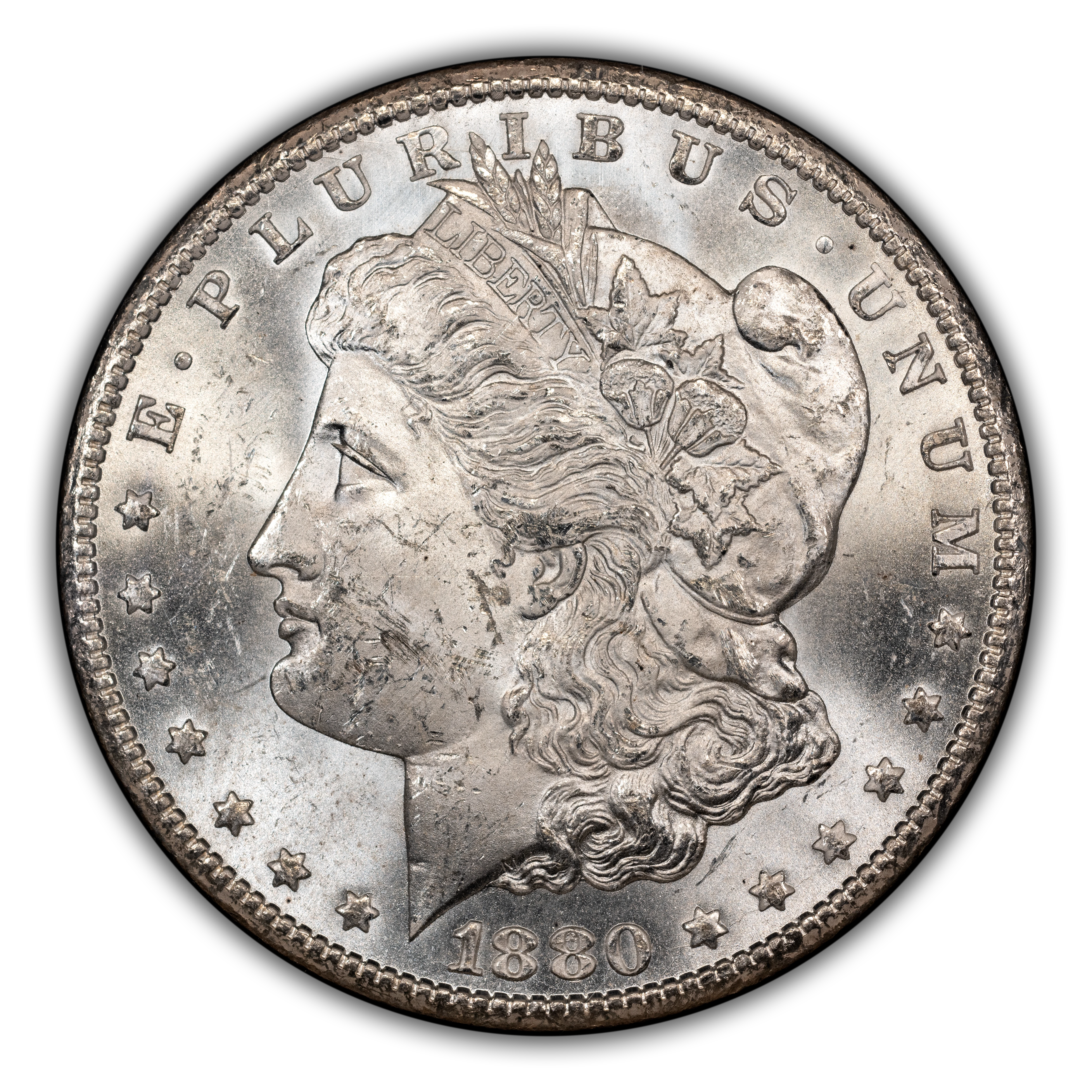 1880-CC $1 GSA Hoard, 8/7, High 7, VAM-5 MS