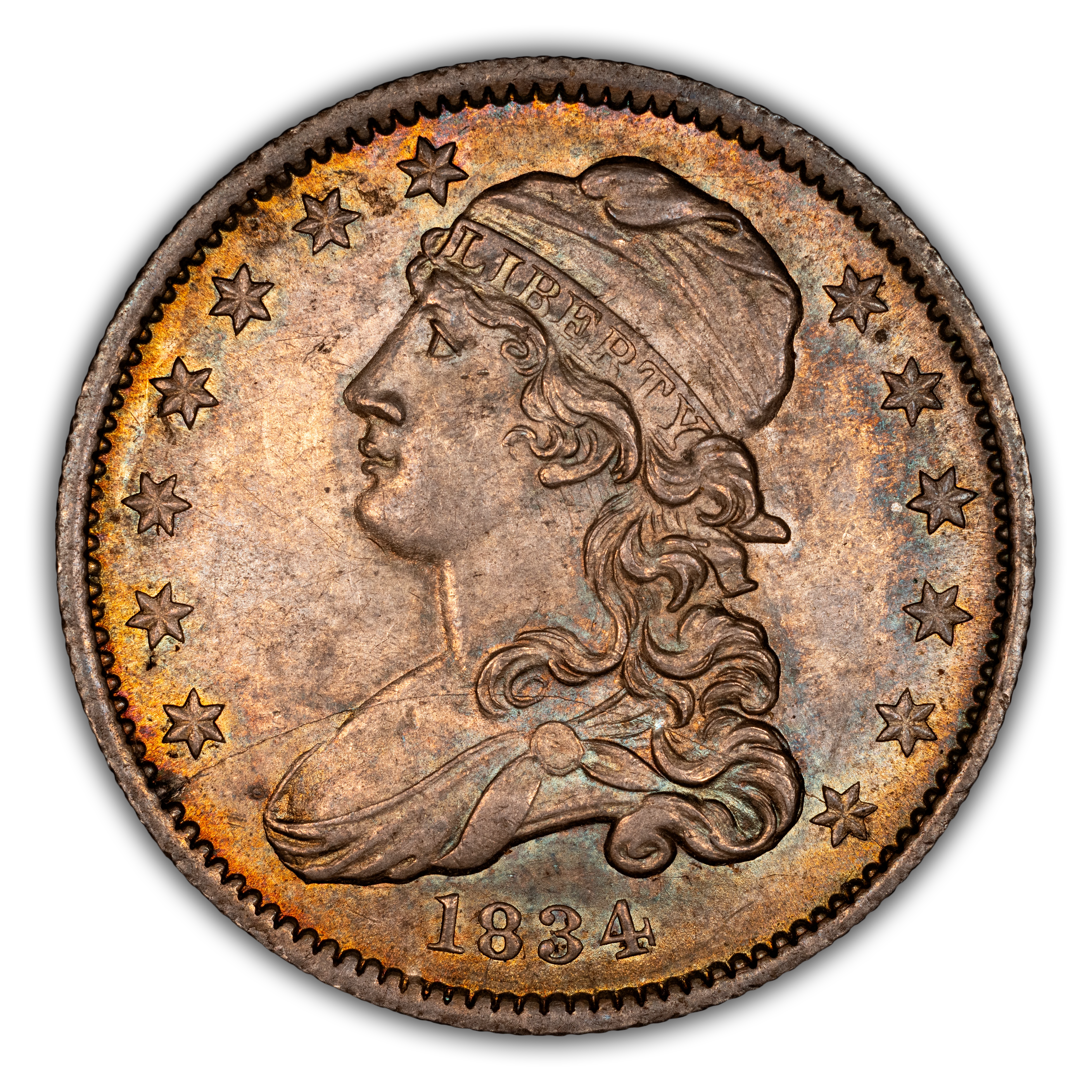 1834 25c MS