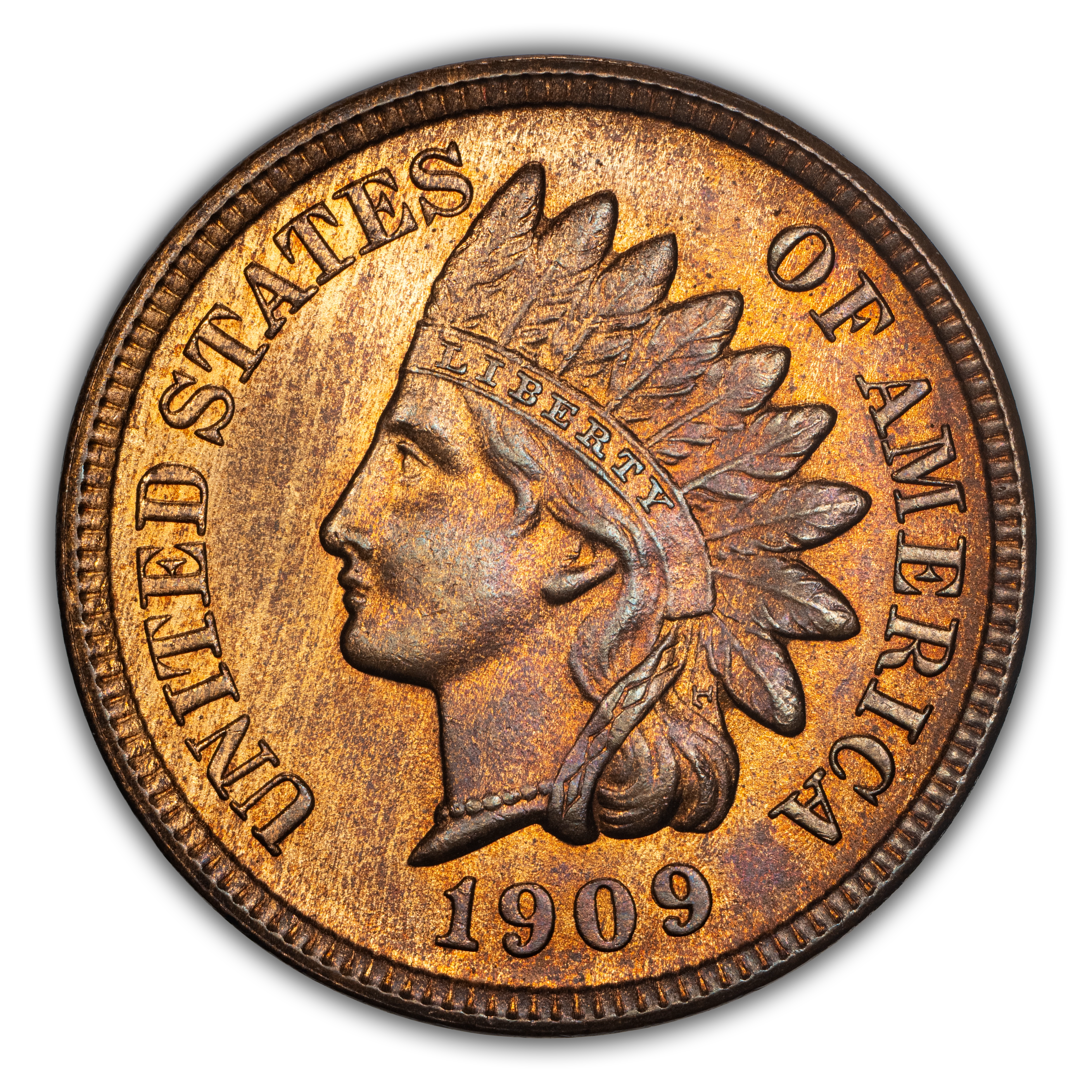 1909-S 1c Indian MS RB
