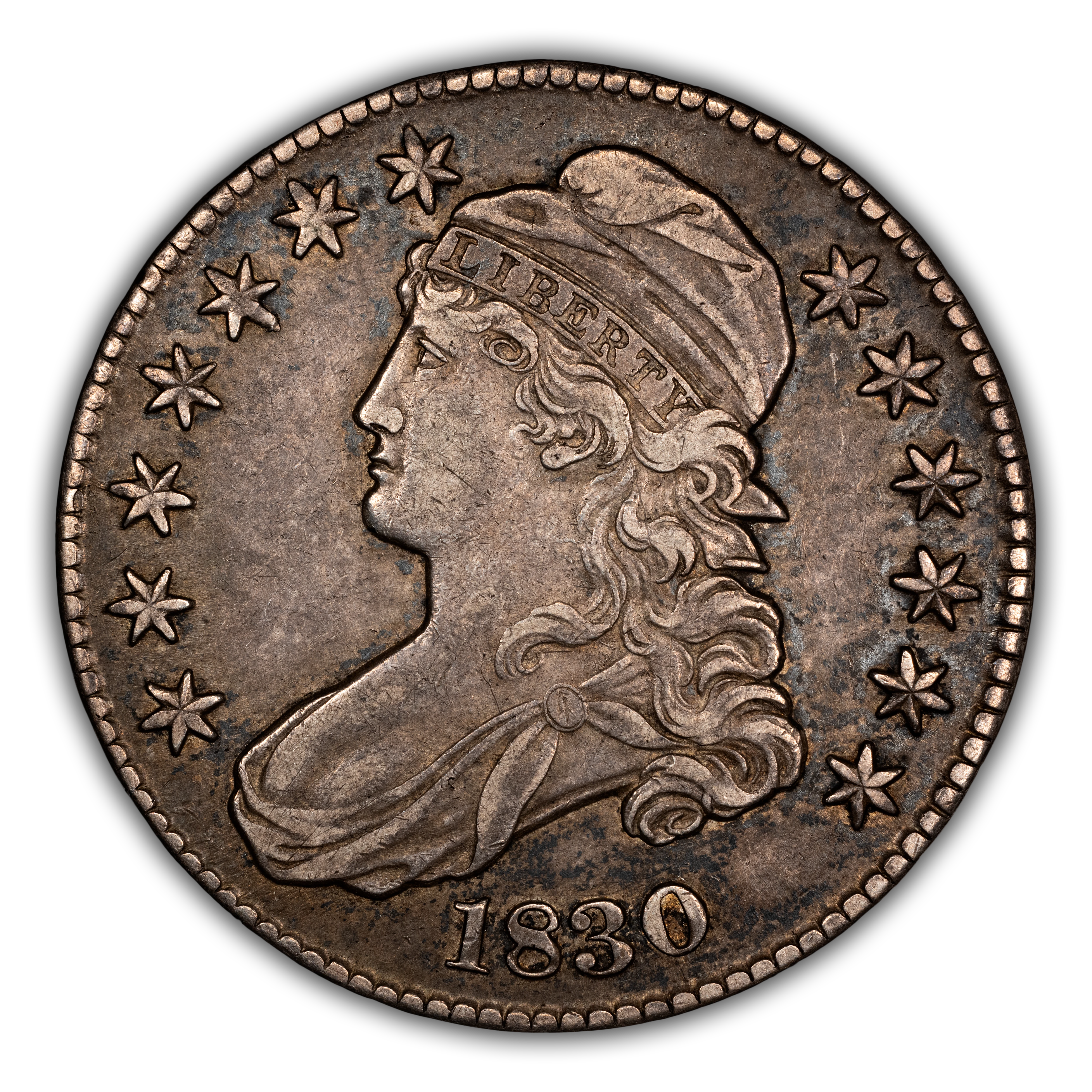 1830 50c Small 0, O-106 MS