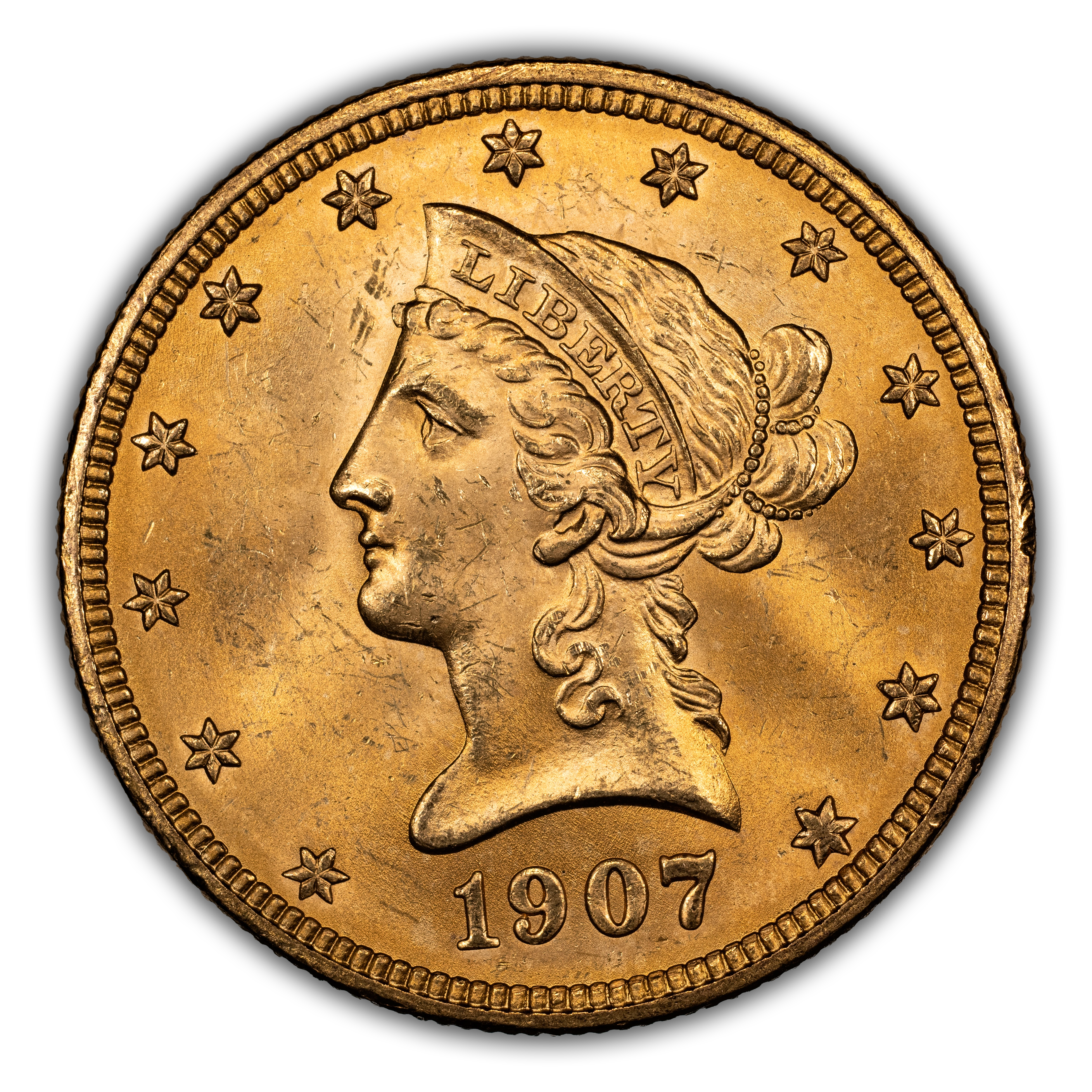 1907 $10 Liberty MS