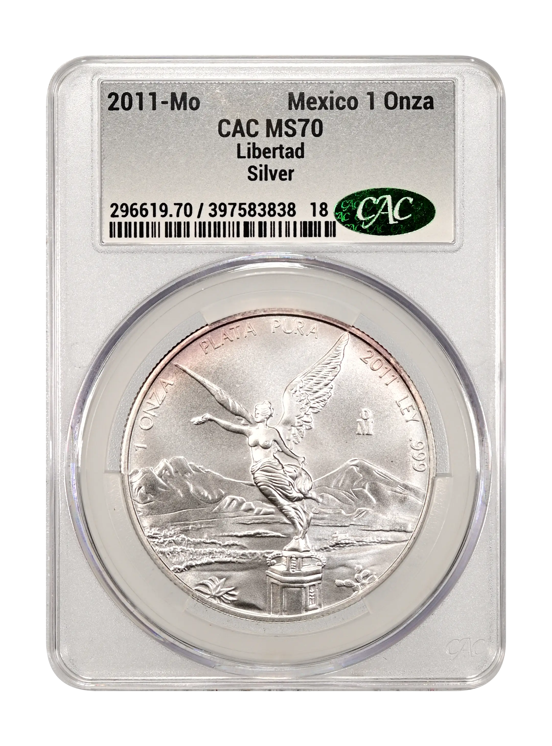2011-Mo 1 Onza Libertad, Silver MS