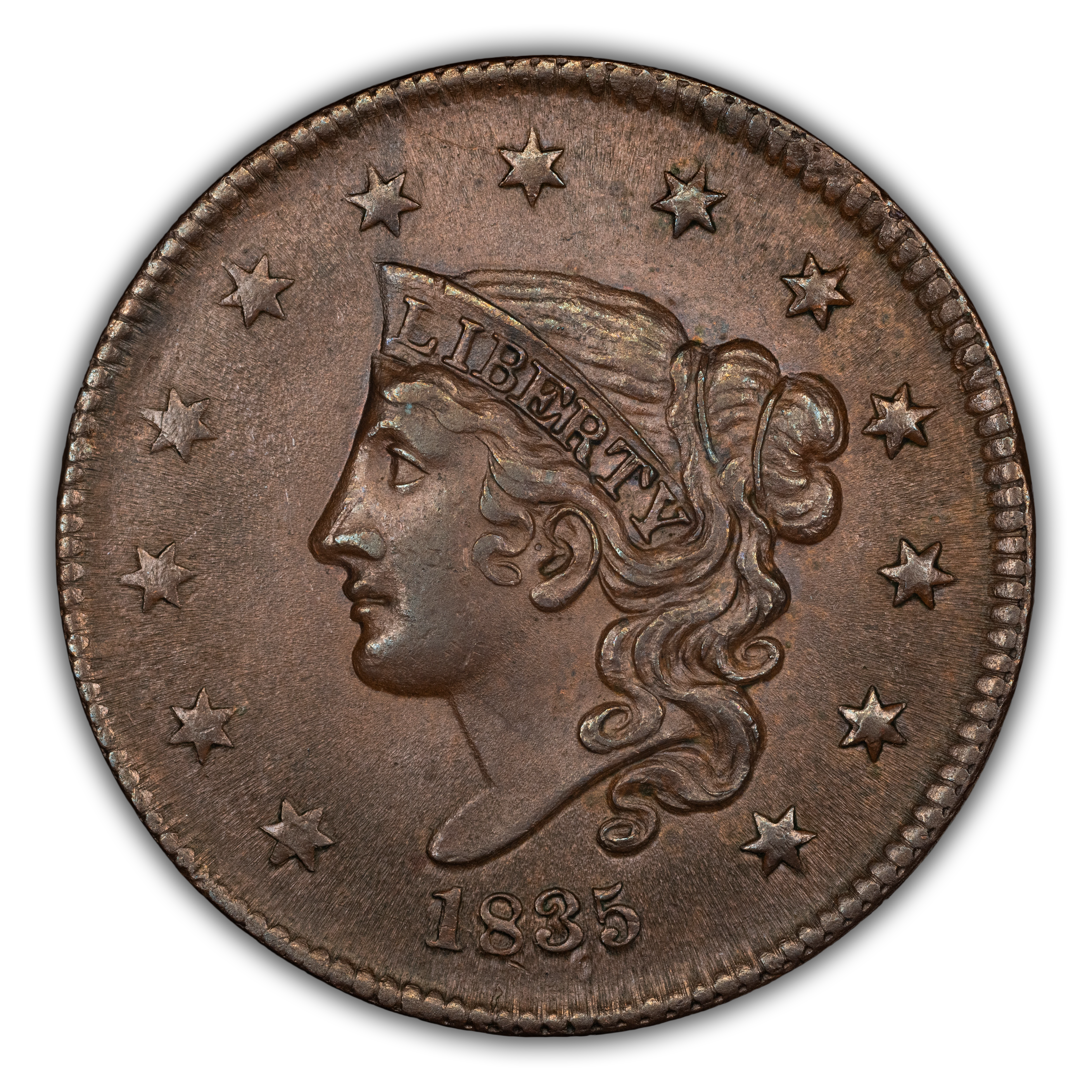 1835 1c Head of 1836 MS BN