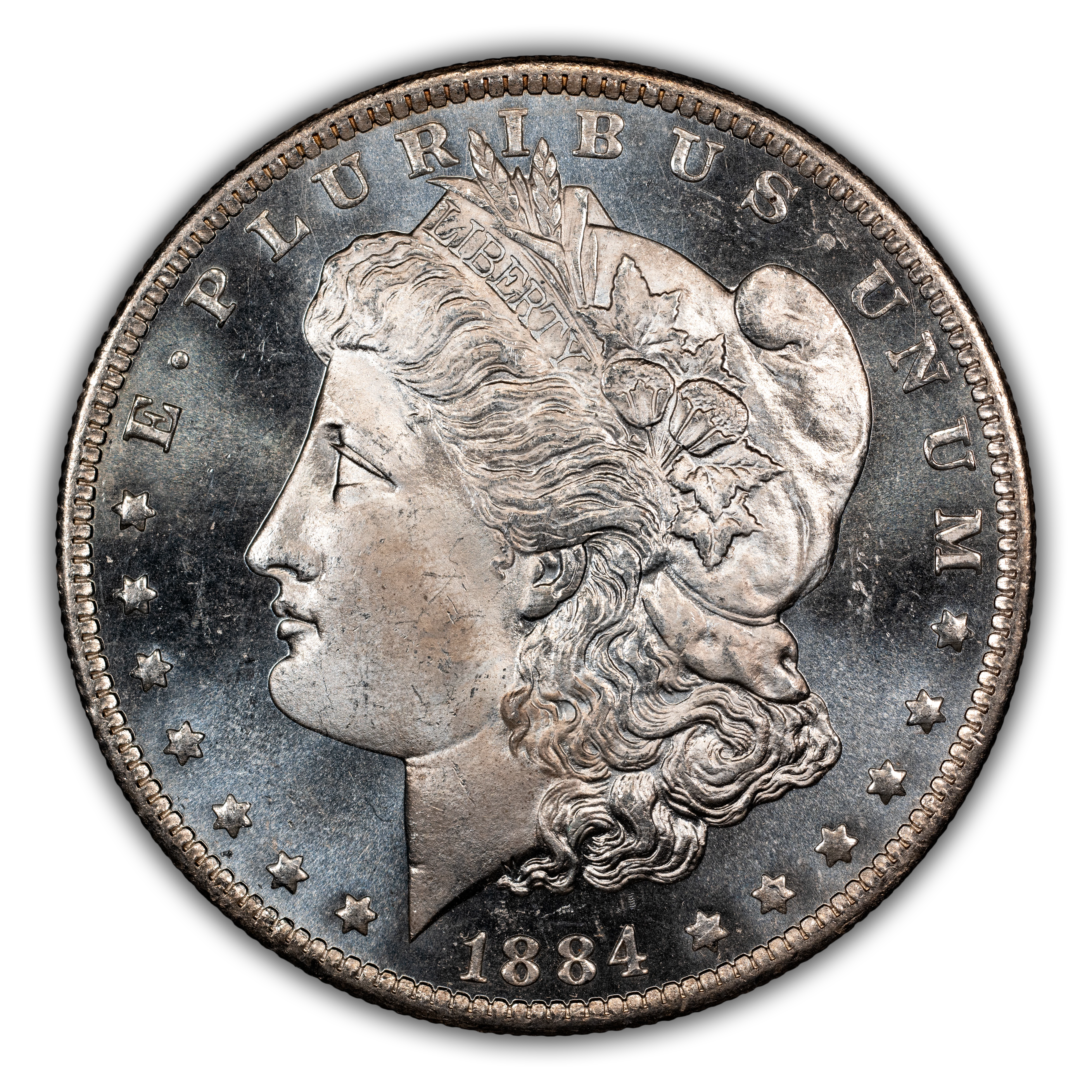 1884-O $1 MS PL