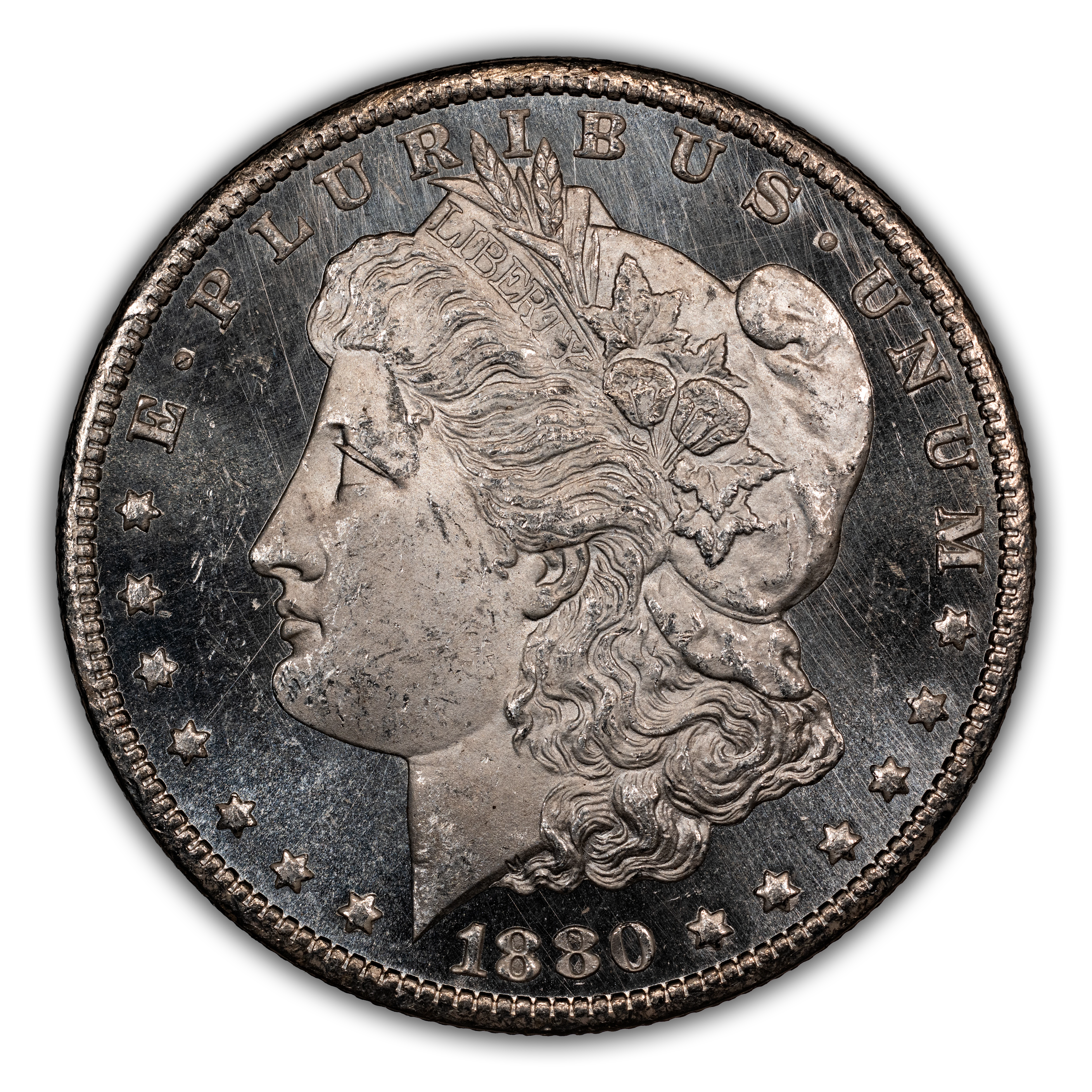 1880-CC $1 8/7, Low 7, VAM-6 MS PL