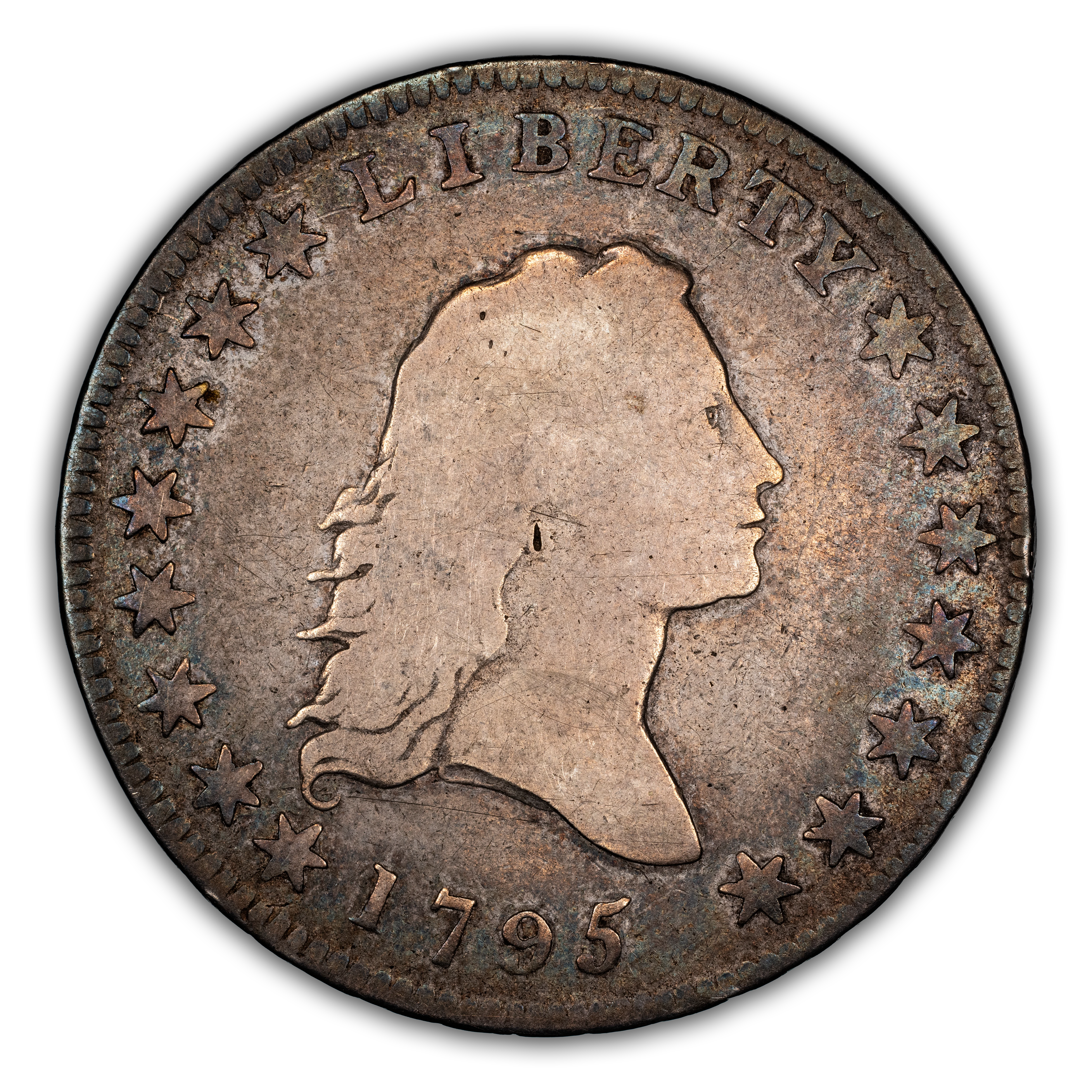 1795 50c Small Head, O-126a MS