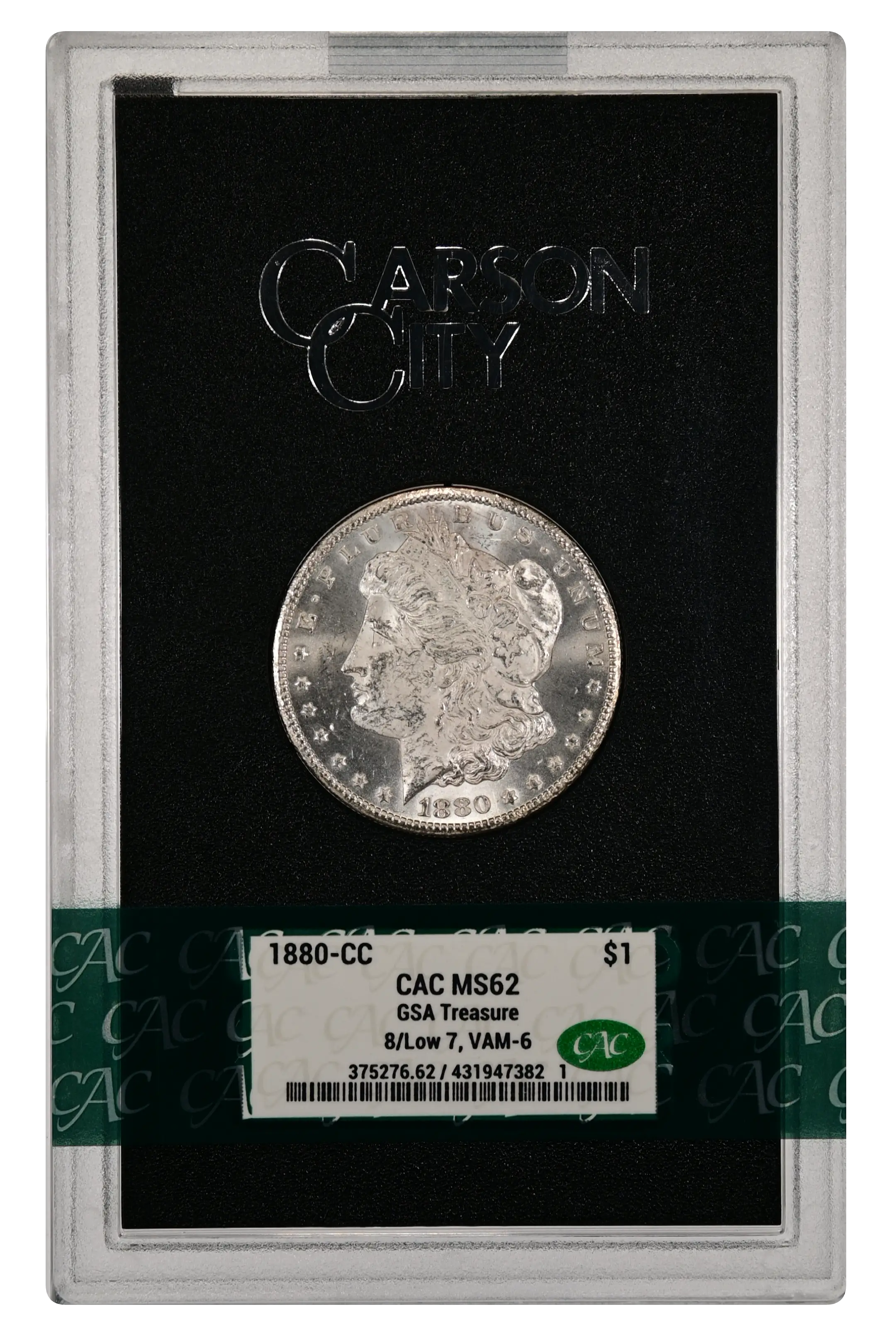 1880-CC $1  GSA Hoard, 8/7, Low 7, VAM-6 MS thumbnail 10