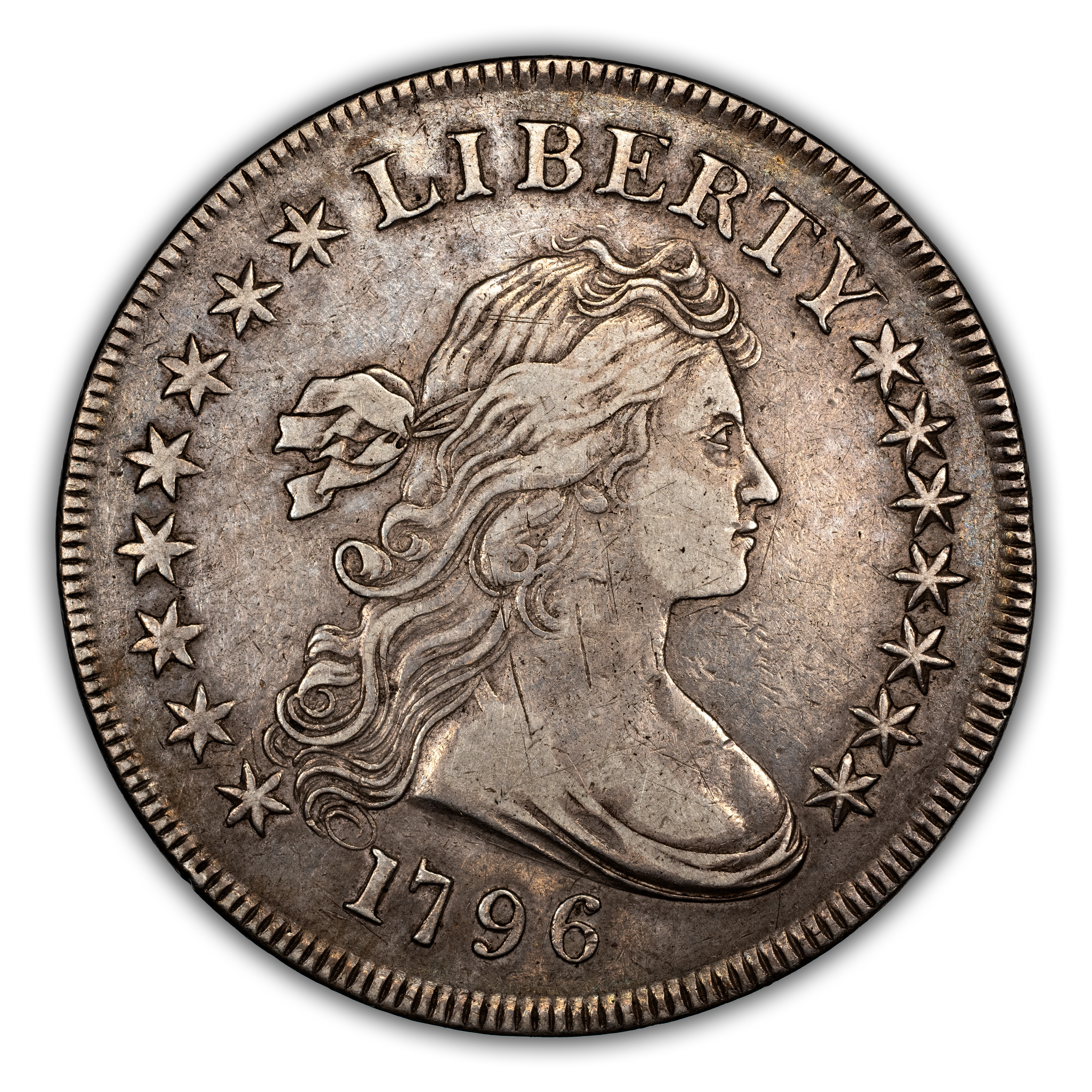 1796 $1 Large Date, Small Letters MS